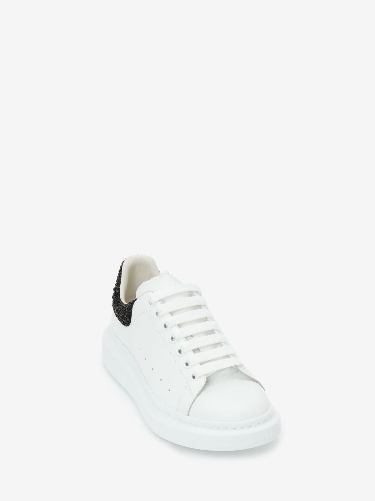 Alexander McQueen MCQUEEN Oversized Men's Wht/Blk Sneakers New Size US 11.5 / EU 44-45 - 2 Thumbnail