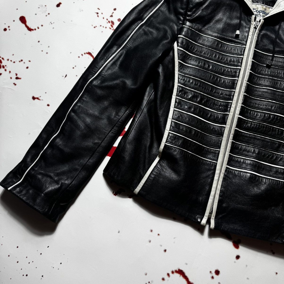 Other vintage leather jacket rick owens erd style playboycarti Size M / US 6-8 / IT 42-44 - 3 Thumbnail