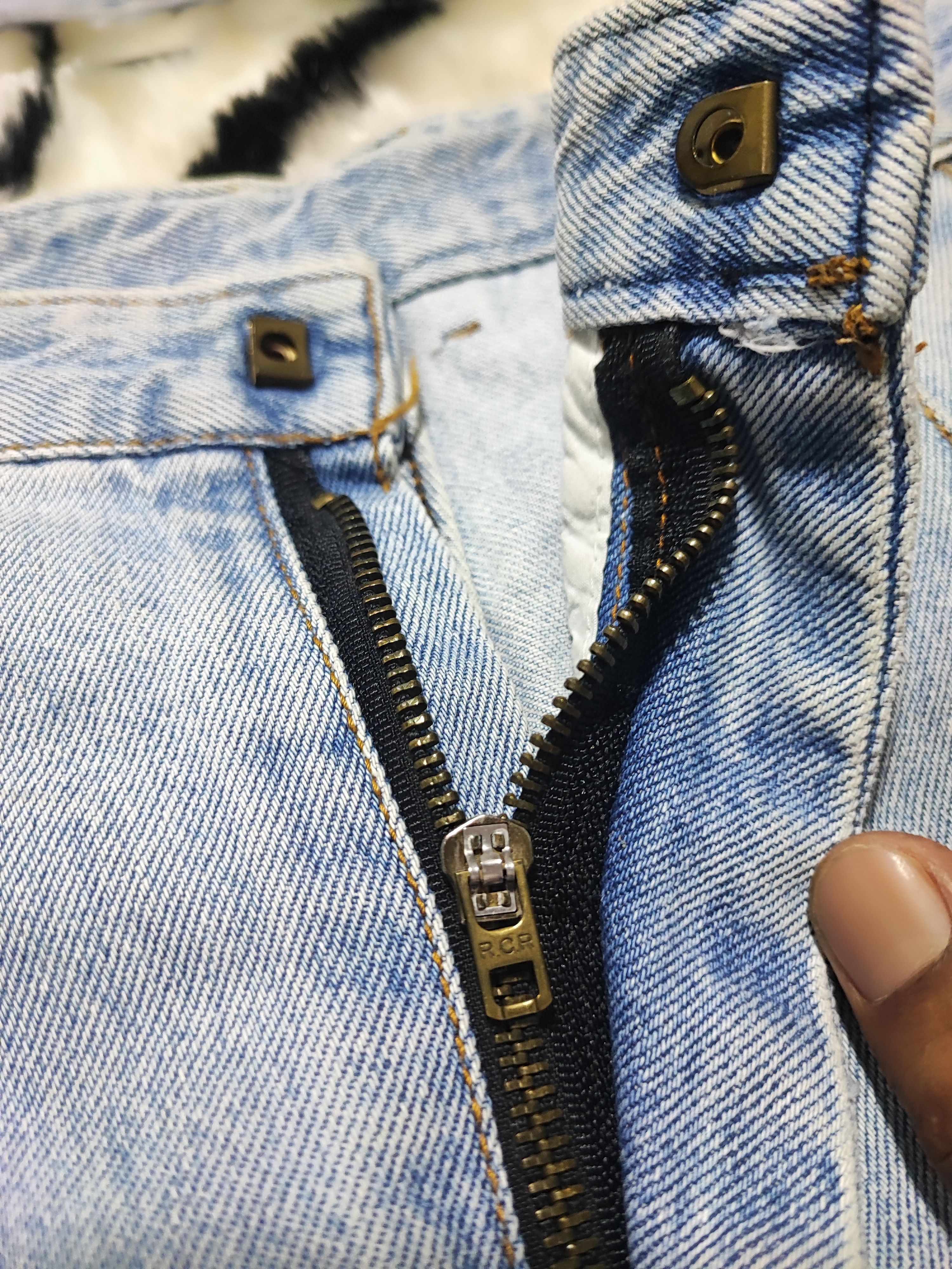 Vintage Volvo vintage y2k grunge faded blue skater baggy jeans Size US 30 / EU 46 - 7 Thumbnail