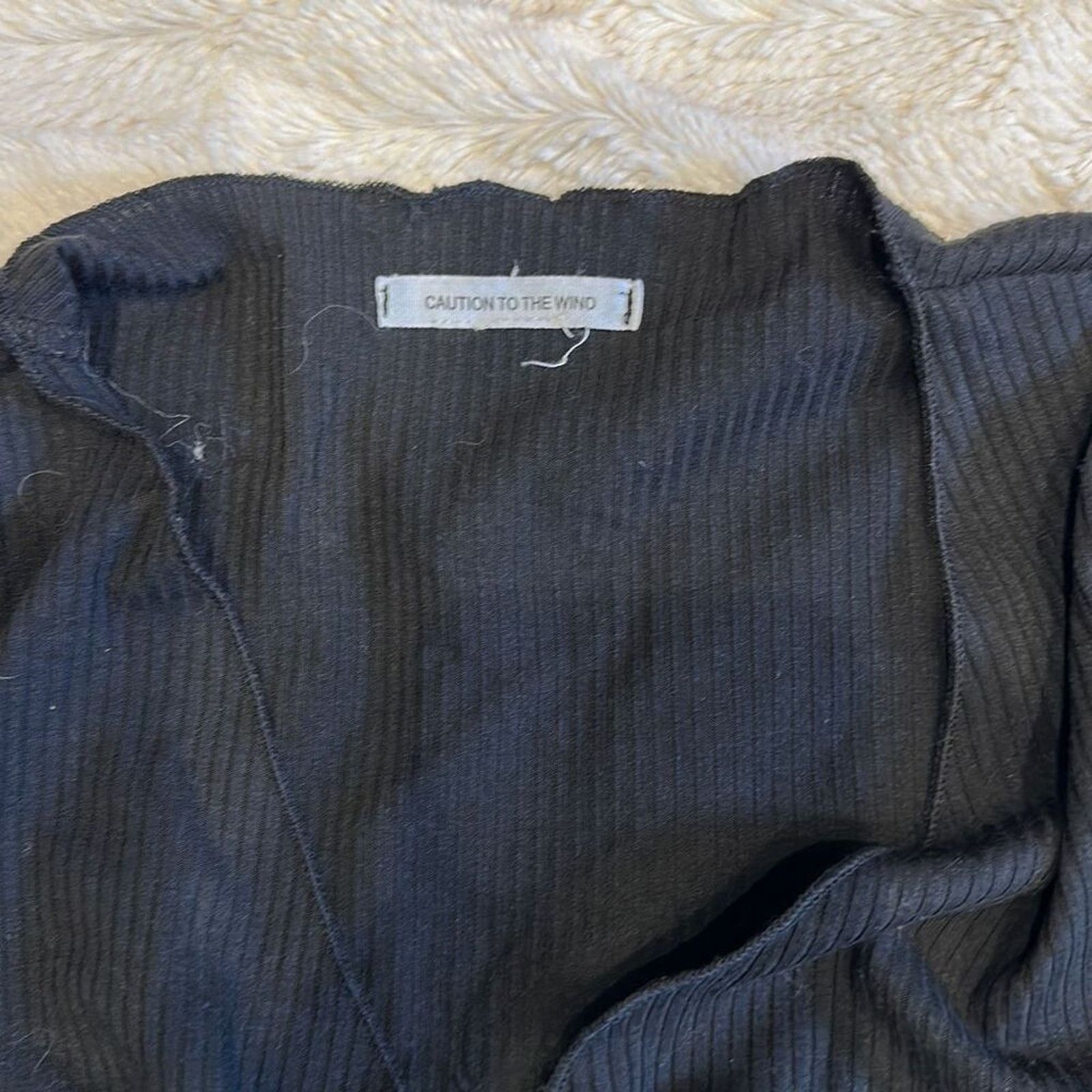 Other Caution to the Wind Black Button-Front Cardigan | Sz S Size S / US 4 / IT 40 - 3 Thumbnail
