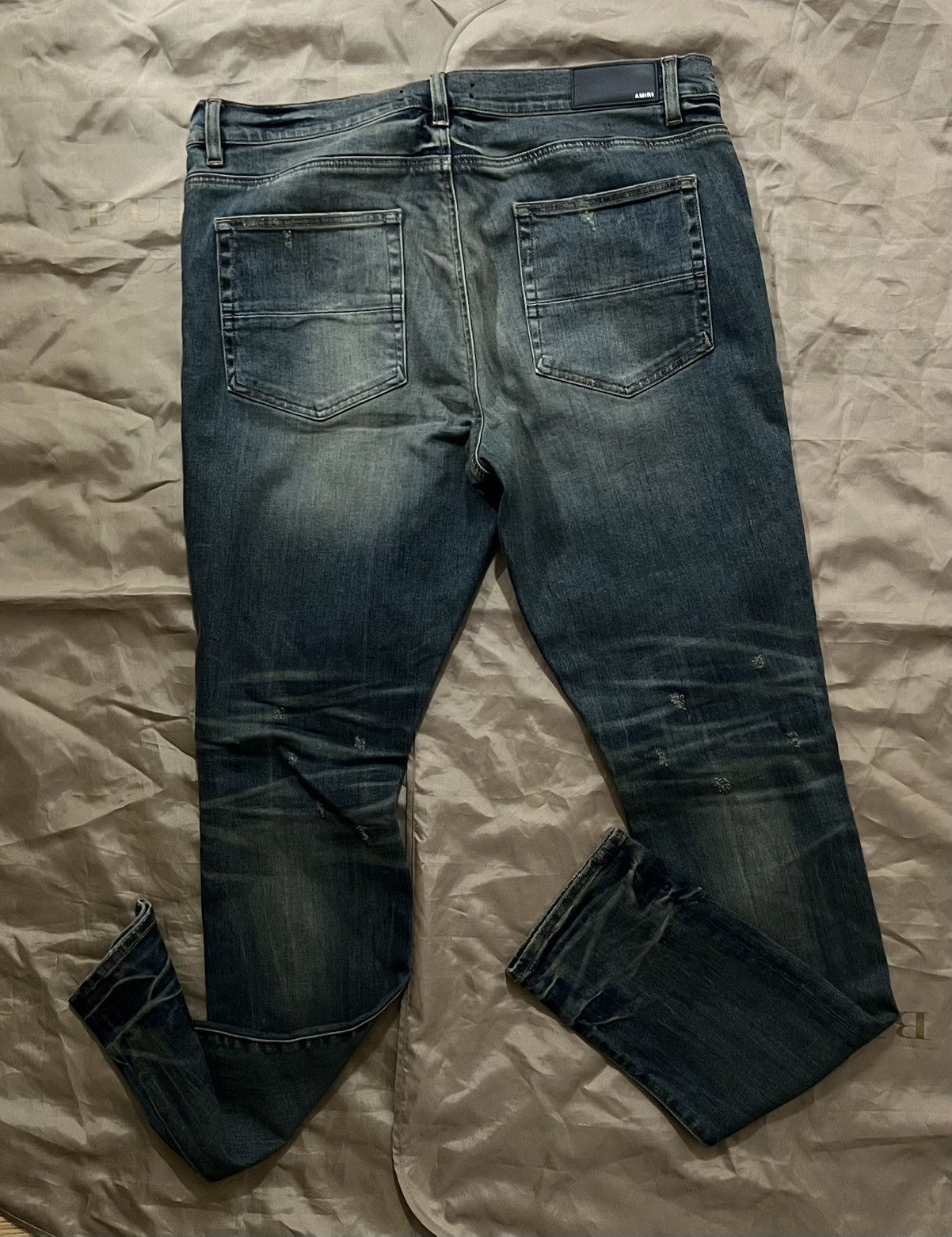 Amiri Amiri denim indigo distressed size 38 Size US 38 / EU 54 - 9 Thumbnail