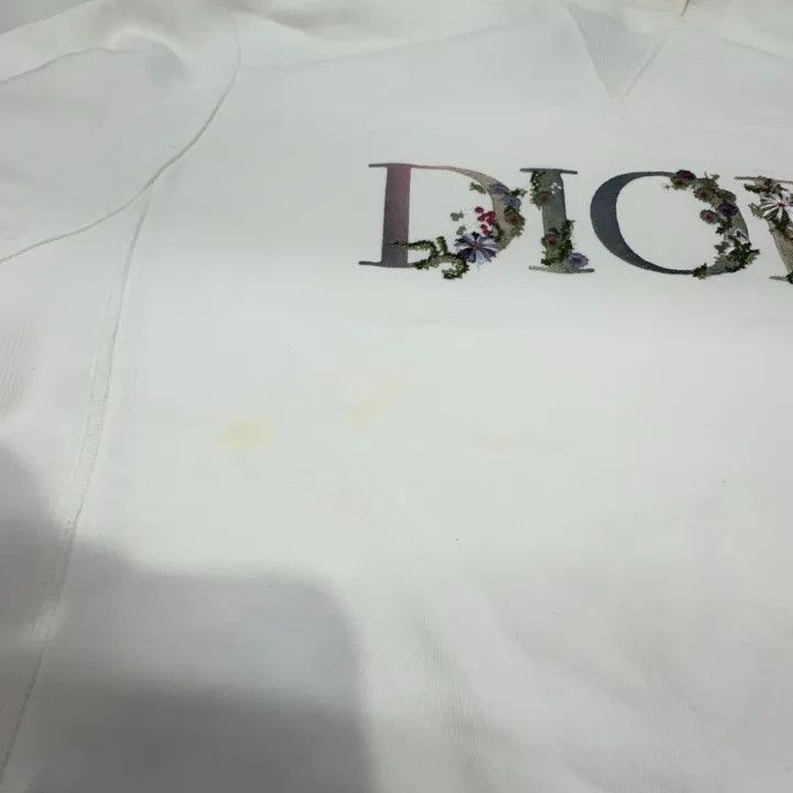 Dior Dior Dior SS21 Floral Logo Embroidered Sweatshirt 0079-250 Size US M / EU 48-50 / 2 - 1 Thumbnail