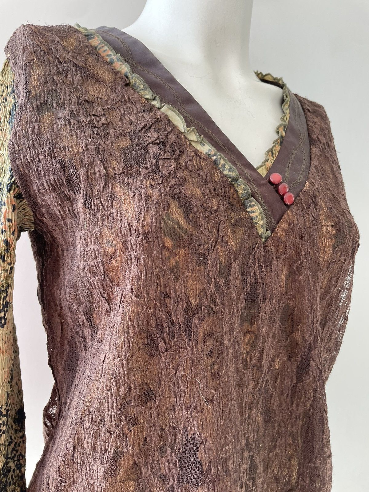 Vintage Italian blouse Size L / US 10 / IT 46 - 7 Thumbnail