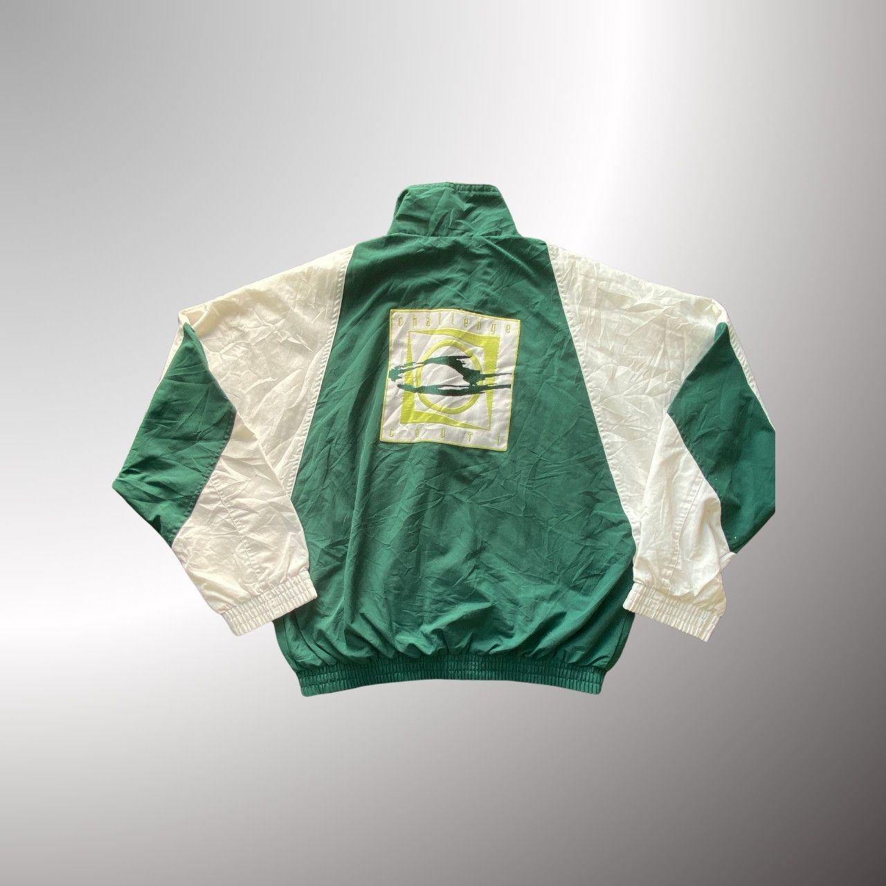 Nike Vintage Nike windbreaker jacket in green and white Size US M / EU 48-50 / 2 - 6 Thumbnail
