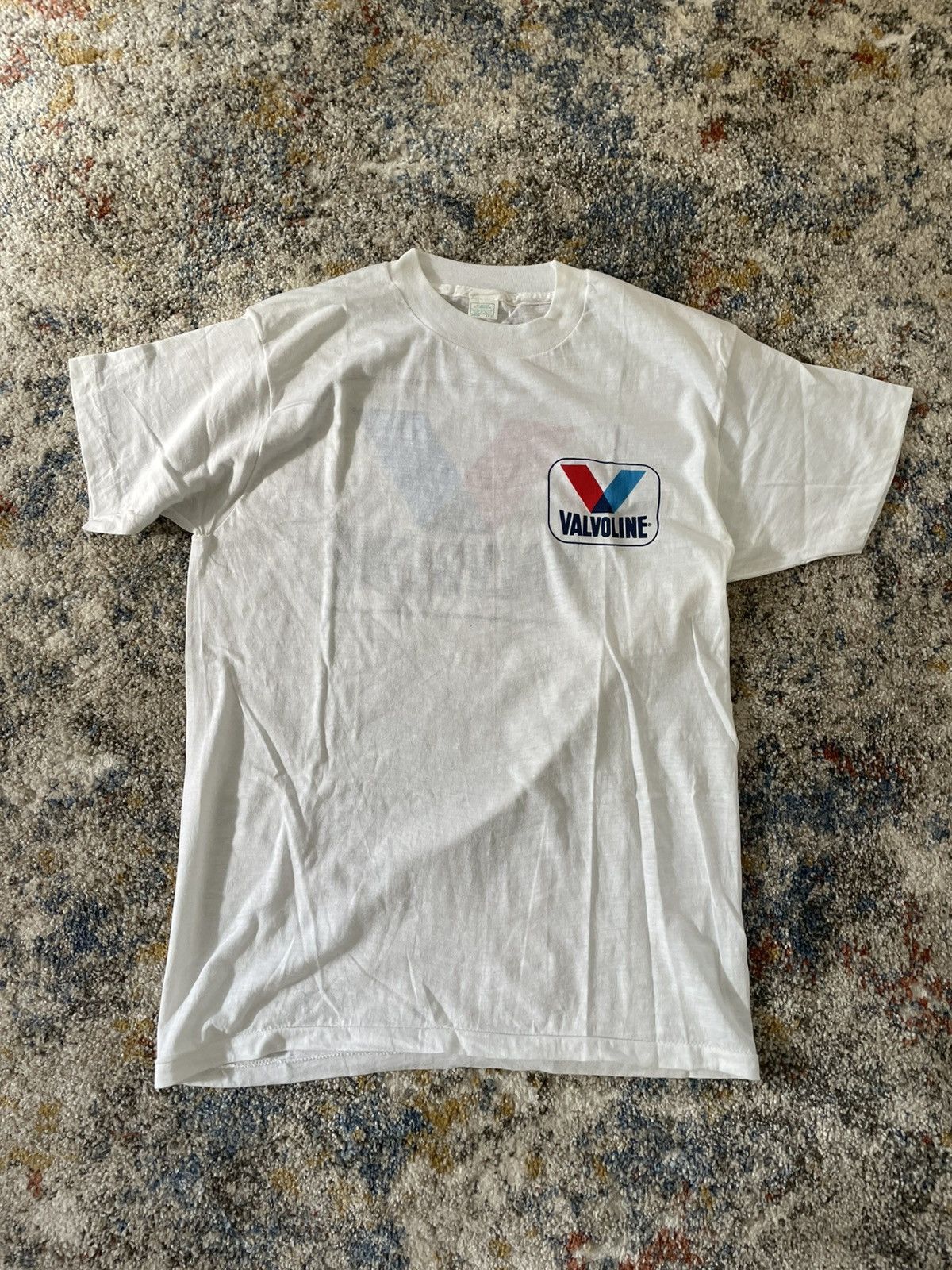 Vintage Vintage Valvoline logo tee Size US S / EU 44-46 / 1 - 1 Thumbnail