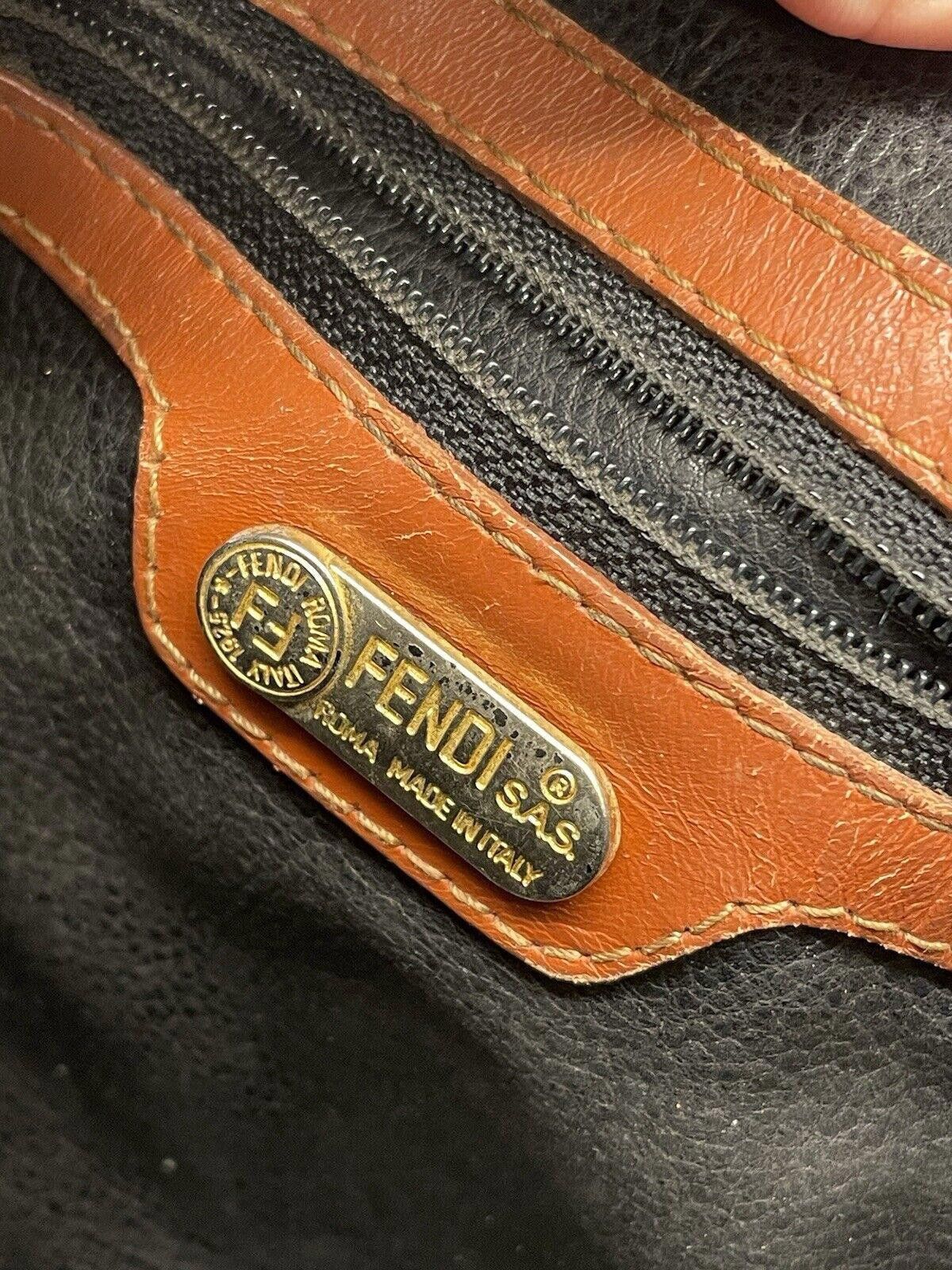 Fendi Vintage Fendi Pequin Striped Coated Canvas Crossbody Bag VG+ Size ONE SIZE - 5 Thumbnail