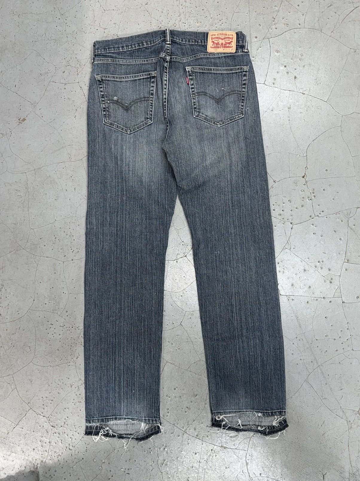 Levi's Vintage Clothing Levis 505 Paint Boot Print Distressed Jeans Size US 34 / EU 50 - 2 Thumbnail