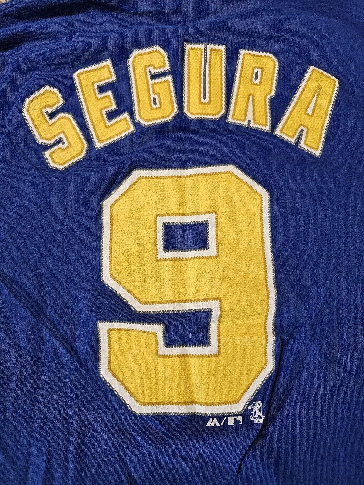 Majestic Majestic brewers #9 Segura tshirt Medium Size ONE SIZE - 7 Thumbnail