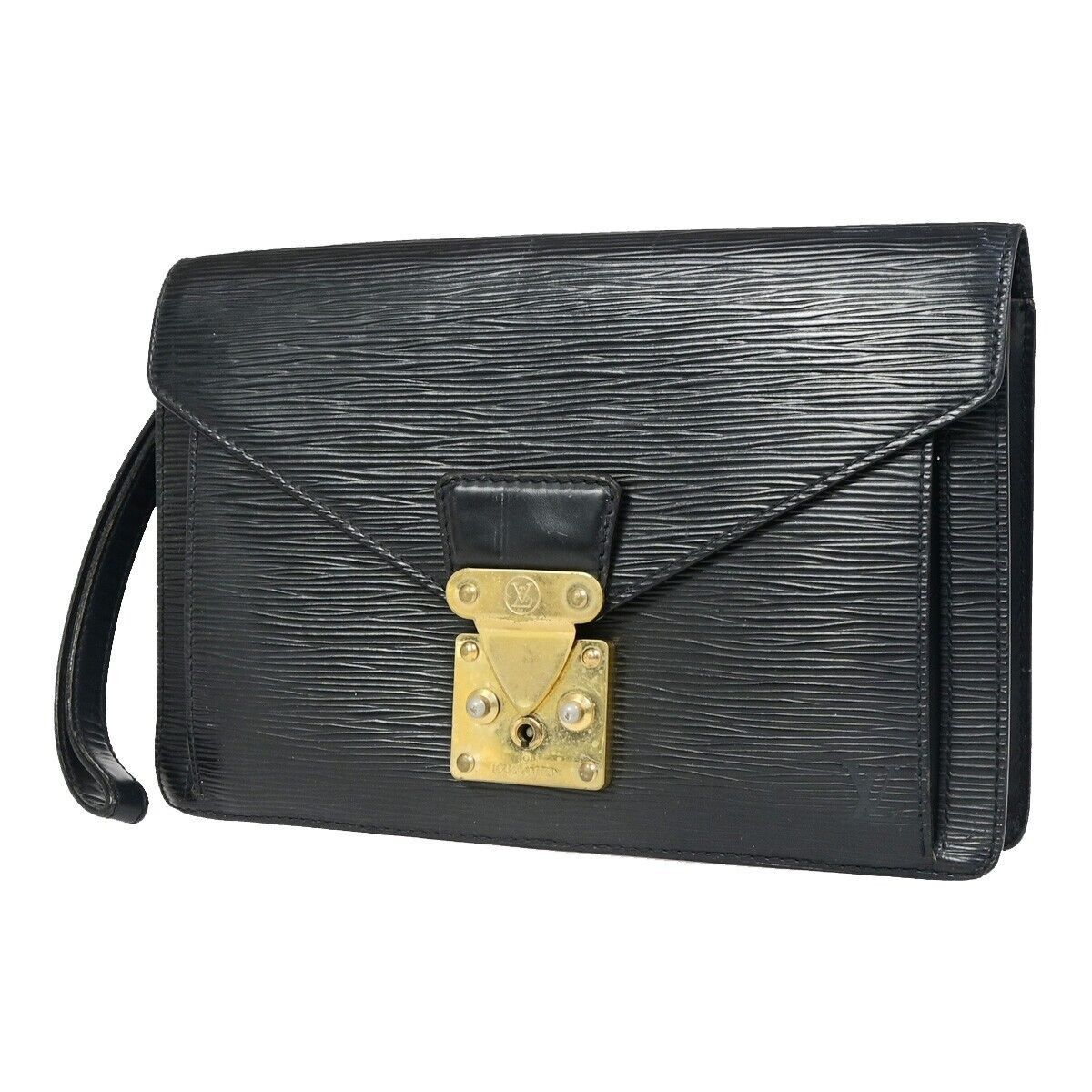Louis Vuitton Sellier Drangonne Black Leather Handbag (Pre-Owned) Size ONE SIZE - 1 Thumbnail