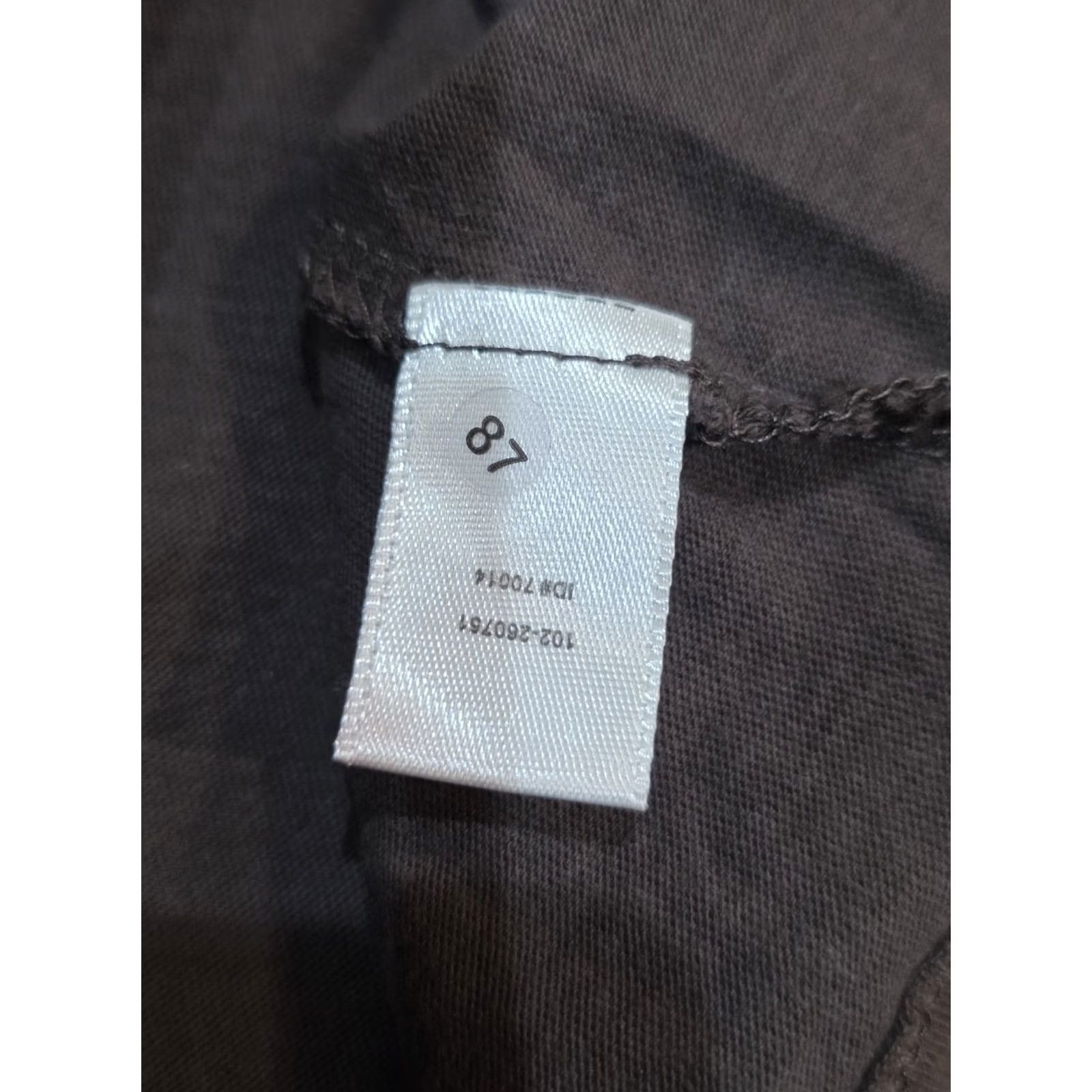 Ann Taylor Anne Taylor LOFT Embellished Neckline Short Sleeve T-Shirt Size PL Petite Brown Cotton Womens Mens? (Gender not specified) Size L / US 10 / IT 46 - 4 Thumbnail