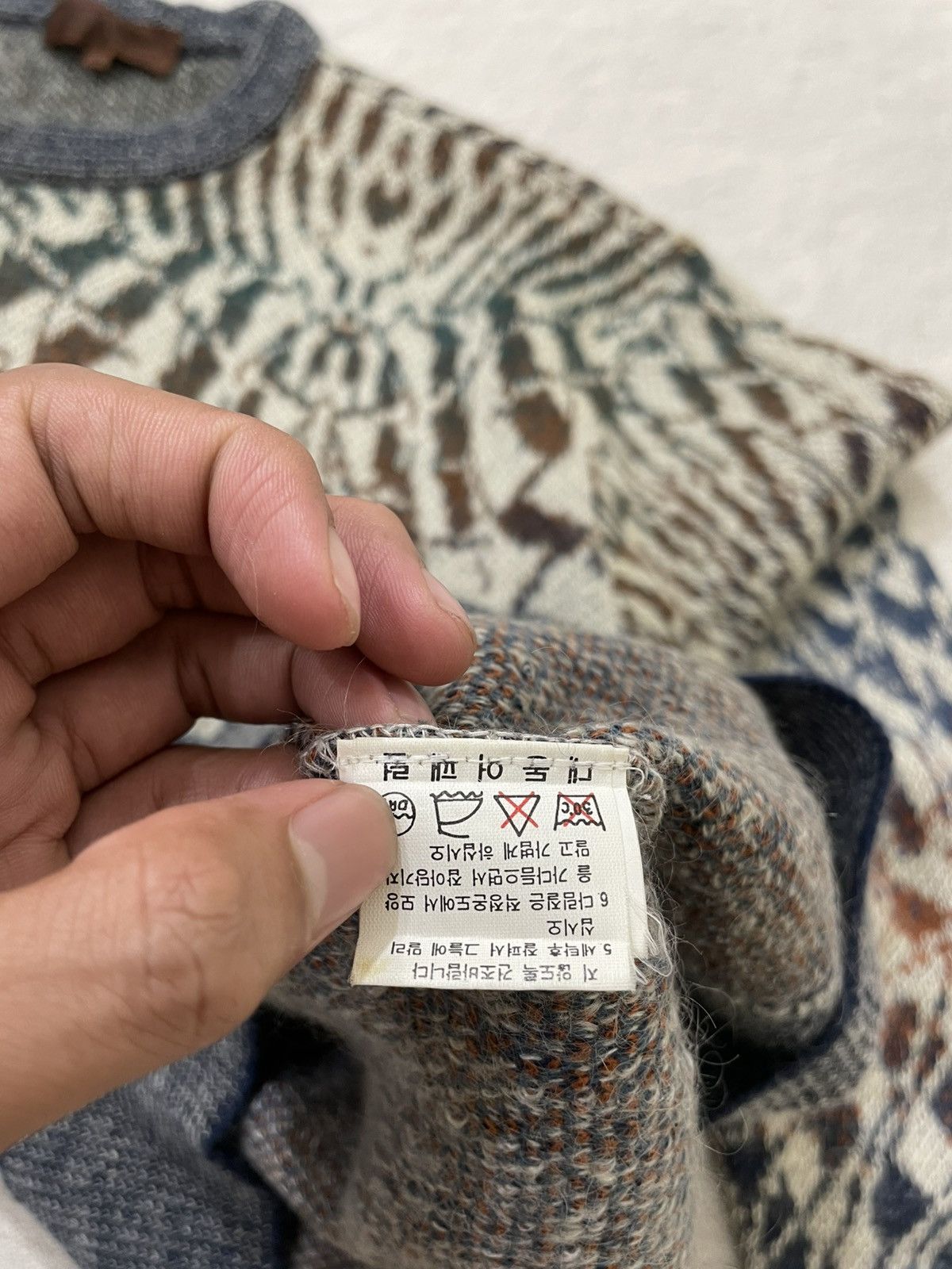 If Six Was Nine 2000s Missoni Knit Zig Zag Navajo Pattern y’s LGB ifsix Size US XL / EU 56 / 4 - 6 Thumbnail