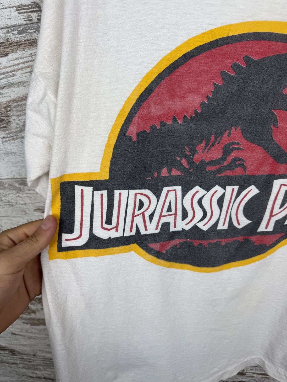 Vintage Jurassic Park 90’s Single Stitch T-shirt Tee Screen Stars Size US L / EU 52-54 / 3 - 8 Thumbnail