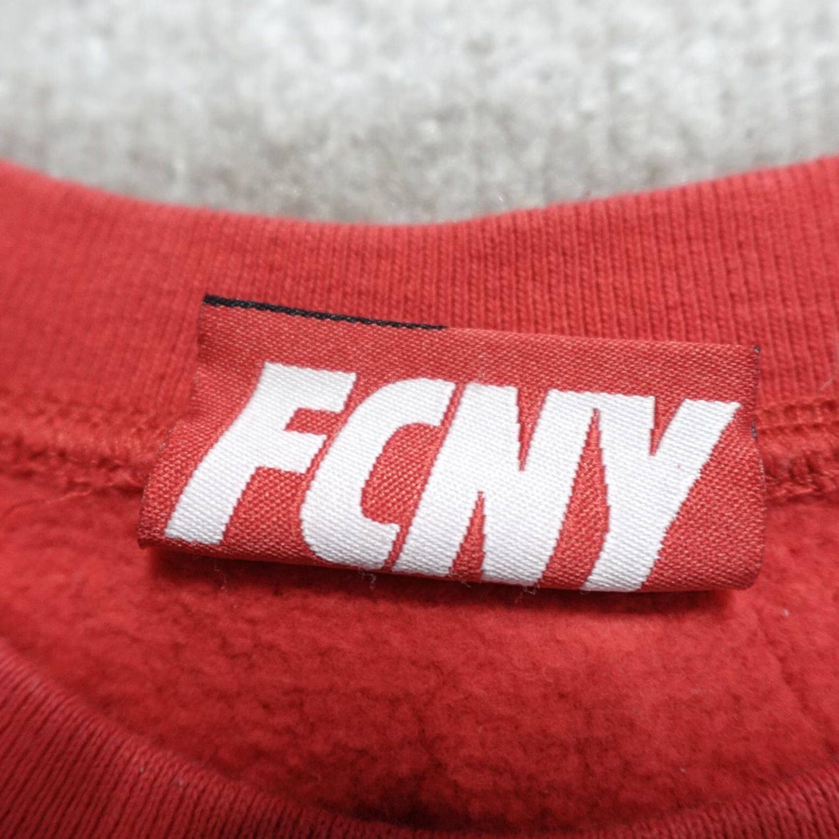 B Sides VINTAGE Fight Club New York Sweatshirt S Red FCNY Official Cotton Gusseted Sides Sweatshirt Mens Crew Neck Long Sleeve Pullover Size US S / EU 44-46 / 1 - 4 Thumbnail