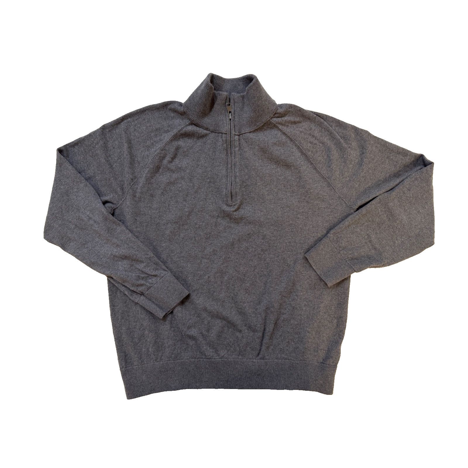 Gap Vintage GAP Sweater Mens Medium Half Zip Gray Pullover Size US M / EU 48-50 / 2 - 1 Thumbnail