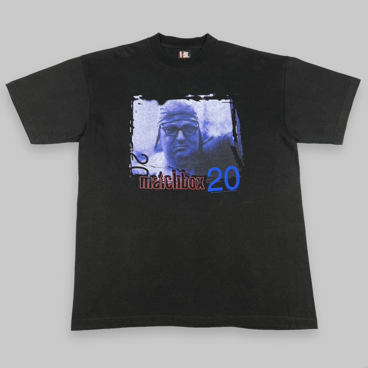 image of Band Tees x Rock T Shirt Vintage 1997 Matchbox20 ‘Yourself Or Someone’ Giant T Shirt in Black (Size
