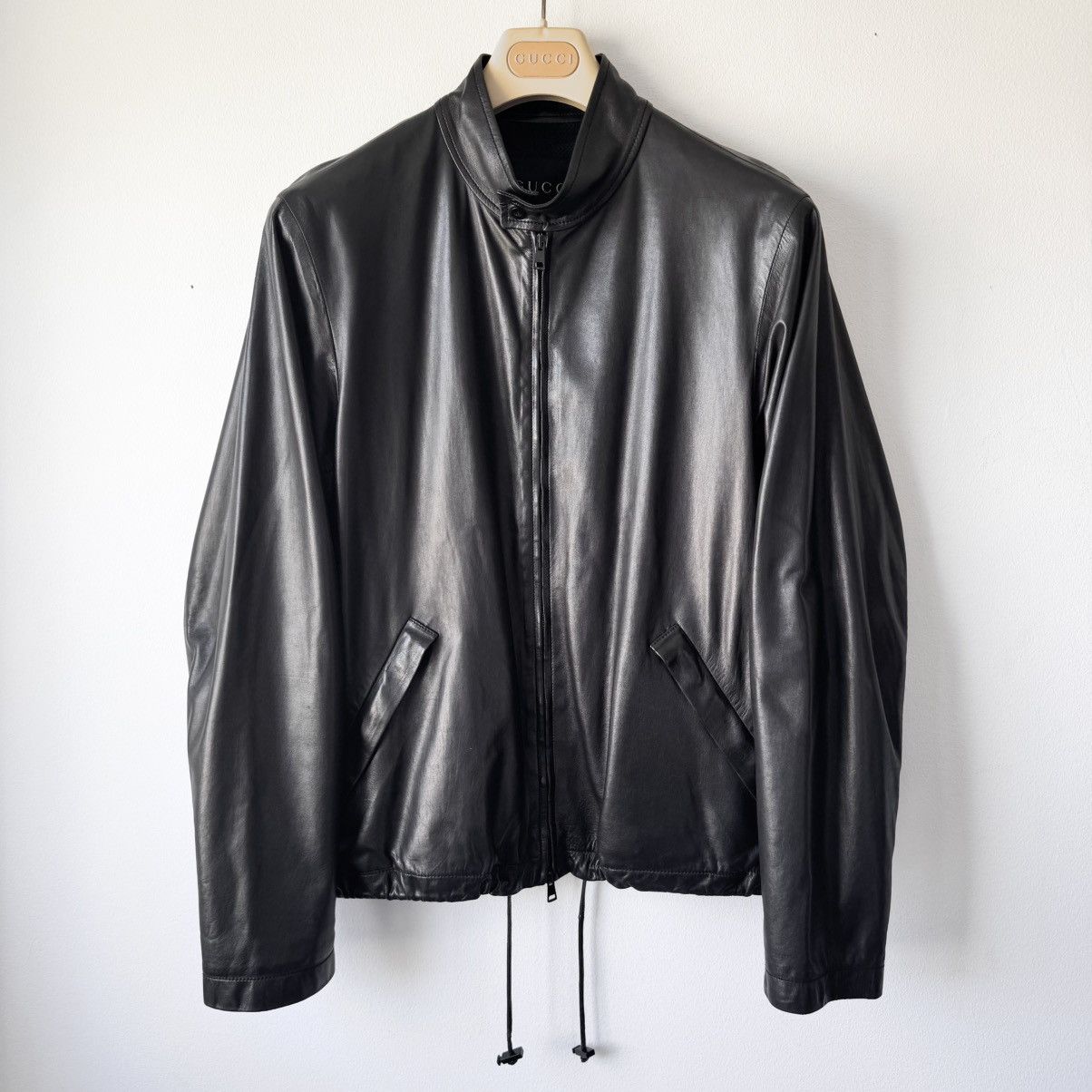 Gucci Gucci By Tom Ford SS1999 Cropped Lamb Leather Blouson Jacket Size US M / EU 48-50 / 2 - 1 Thumbnail
