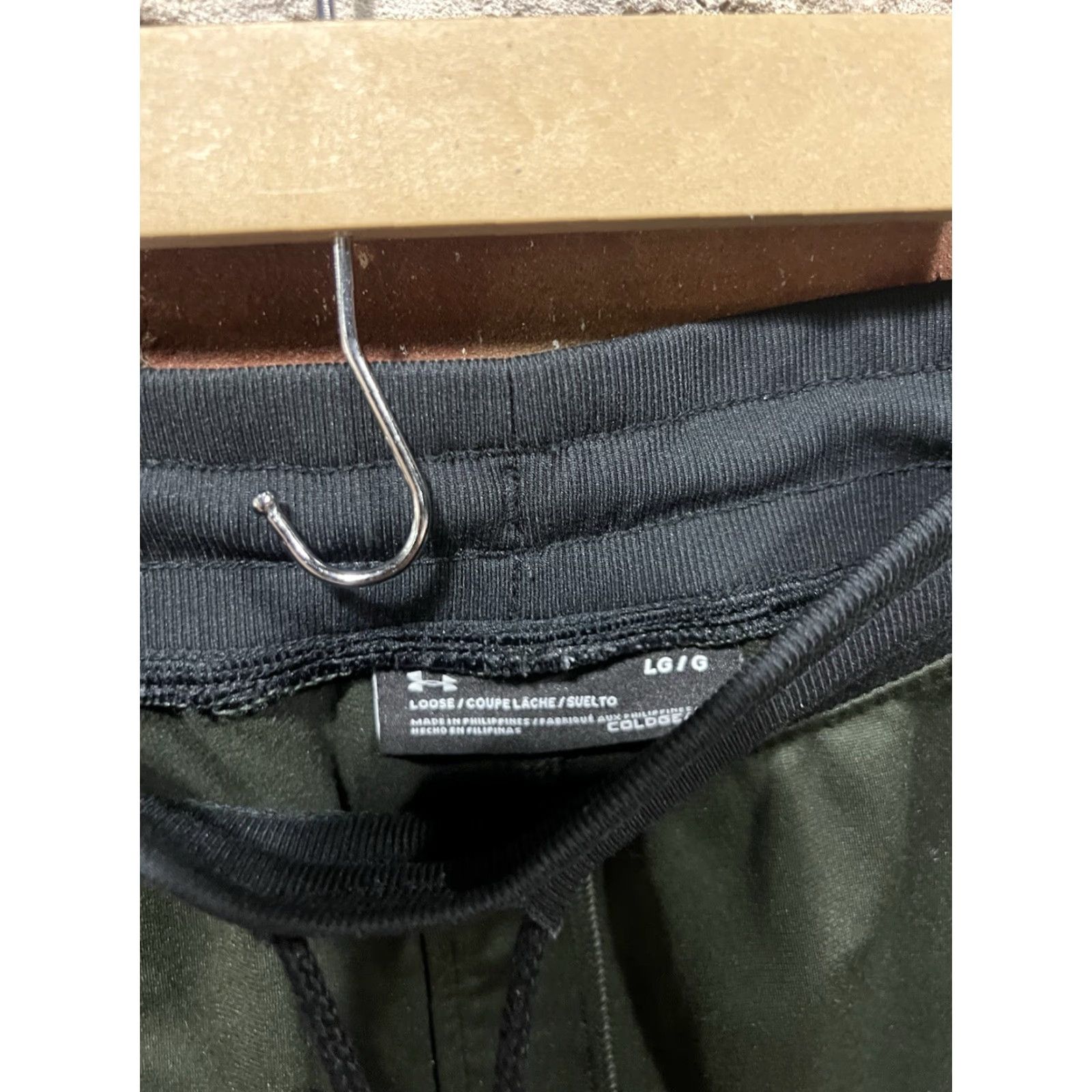 Under Armour Under Armour Sweatpants Mens Green Jogger Drawstring Size L Size US 33 - 3 Thumbnail