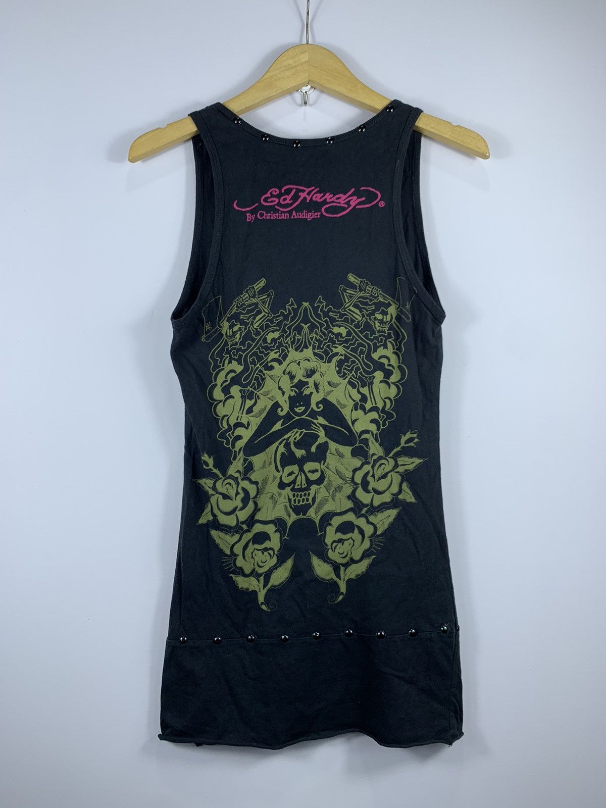 If Six Was Nine Ed Hardy By Christian Audiger Skull Tank top Size US S / EU 44-46 / 1 - 2 Thumbnail