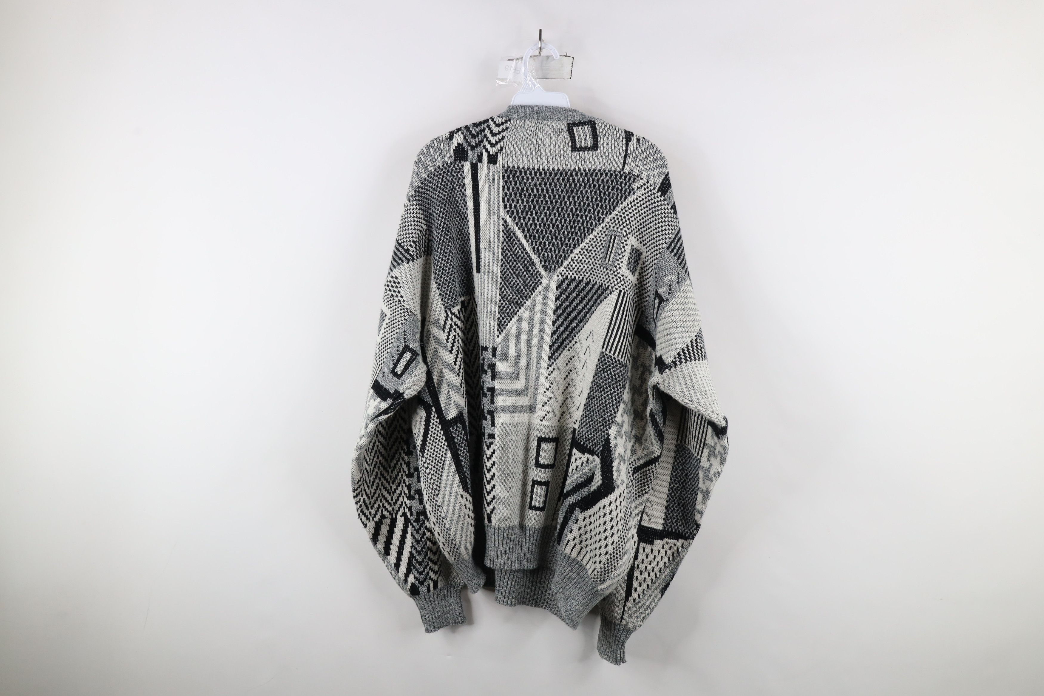 Vintage Vintage 90s Streetwear Grandpa Knit Crewneck Sweater Size US XL / EU 56 / 4 - 7 Thumbnail