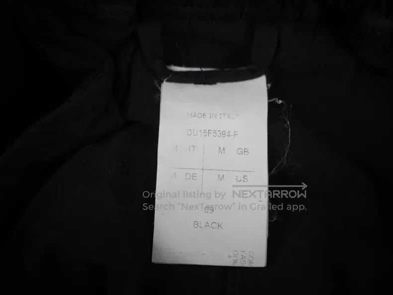 Rick Owens RICK OWENS size M Black Drawstring Low Rise Pants Size US 27 - 7 Thumbnail