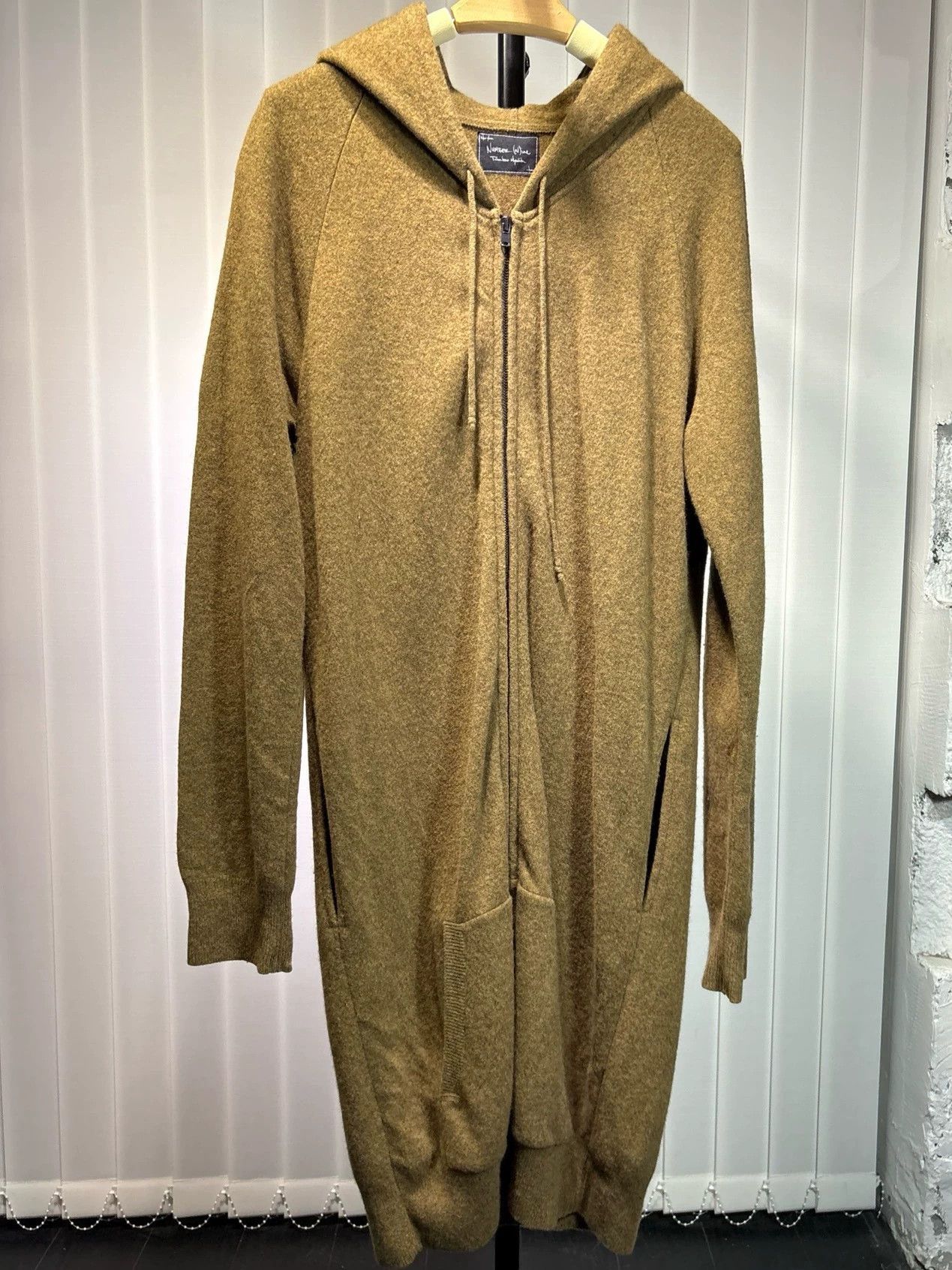 Number (N)ine Number (n)ine 04aw Long Hooded Wool Sweater Size US L / EU 52-54 / 3 - 1 Thumbnail