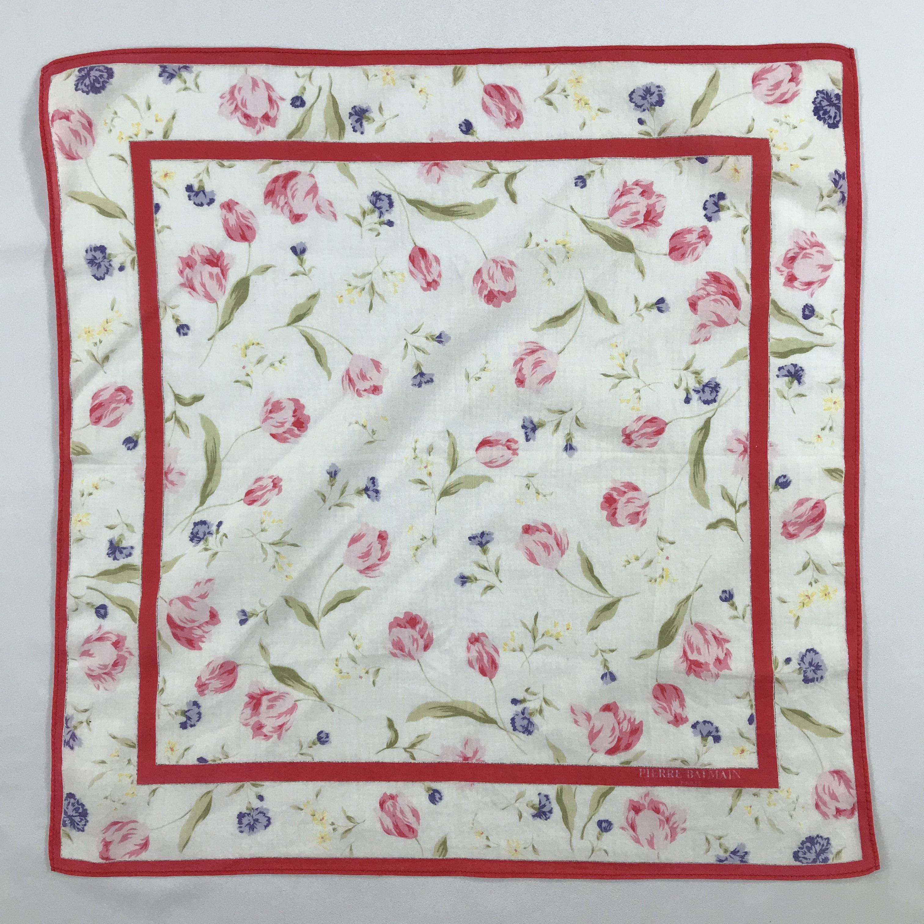 Pierre Balmain × Vintage Pierre Balmain Bandana / Handkerchief / Neckerchief - S2425 Size ONE SIZE - 1 Thumbnail