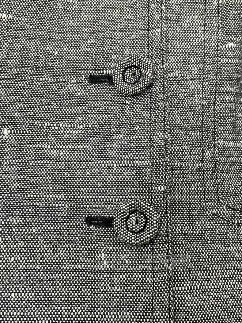 Dior Dior Gray double-breasted gun collared suit jacket Size S / US 4 / IT 40 - 2 Thumbnail