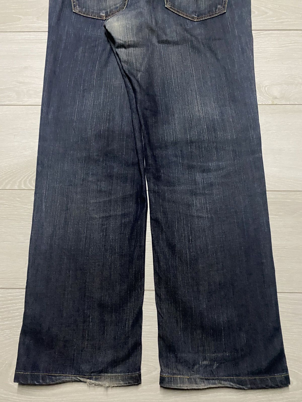 Junya Watanabe Vintage Edwin 503 Mud Wash Distressed Jeans Size US 37 - 6 Thumbnail