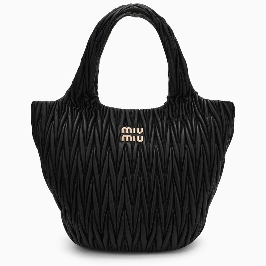 Miu Miu o1d2blof0924 Size: OS / Shoulder Bag in Black Size ONE SIZE - 1 Thumbnail