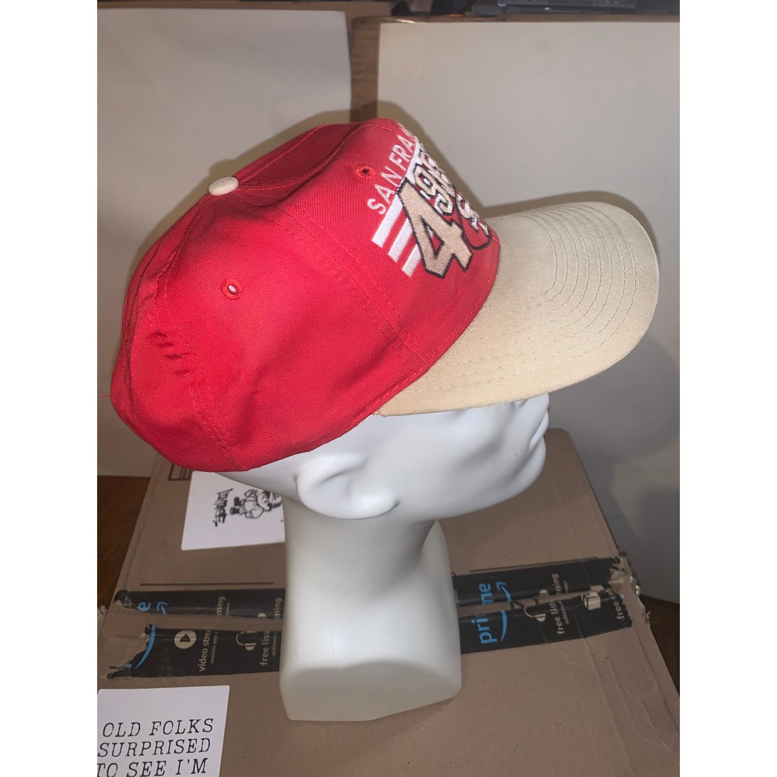 NFL × Vintage Vtg San Francisco 49ers Snapback Hat Annco Made Taiwan NFL Size ONE SIZE - 2 Thumbnail