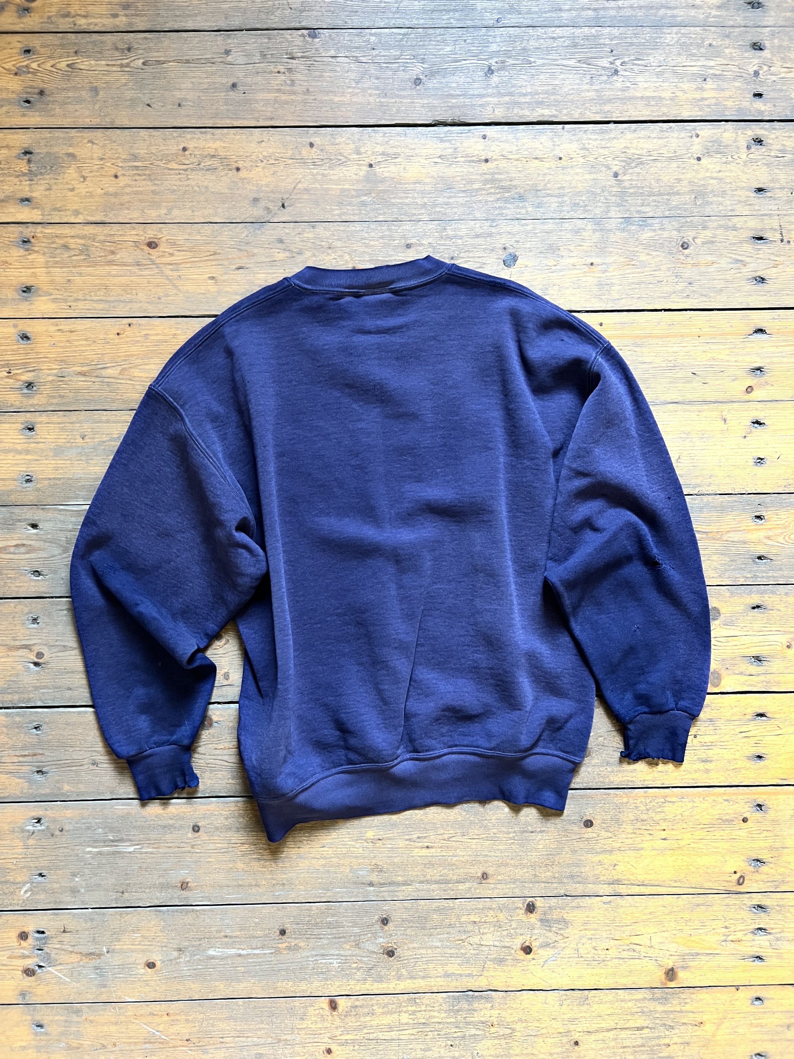 Vintage Oxford England Distressed Crewneck University 1980s Size US L / EU 52-54 / 3 - 5 Thumbnail