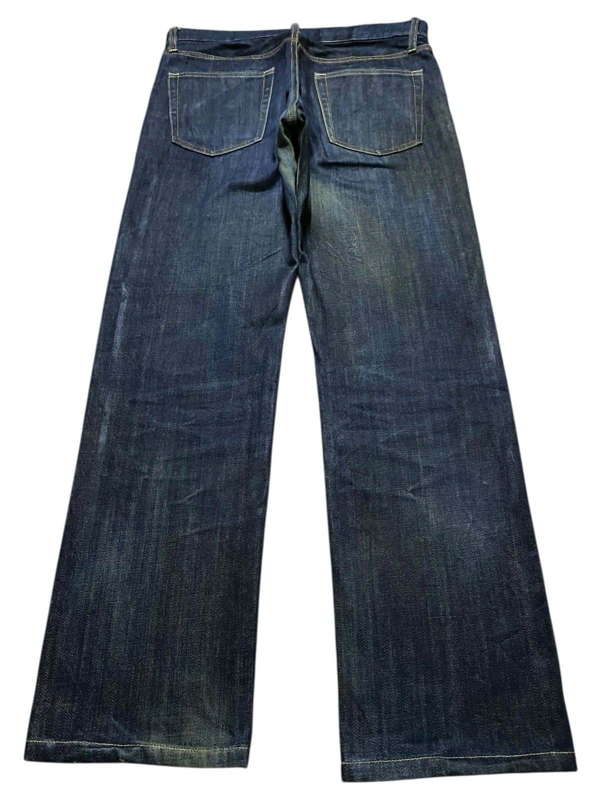 Japanese Brand Vintage Japanese Uniqlo Mud Wash Distressed Slim Jeans Size US 32 / EU 48 - 2 Thumbnail