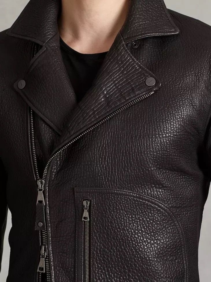 John Varvatos Biker Jacket With Zip Patch Pocket. EU 48 Size US M / EU 48-50 / 2 - 4 Thumbnail