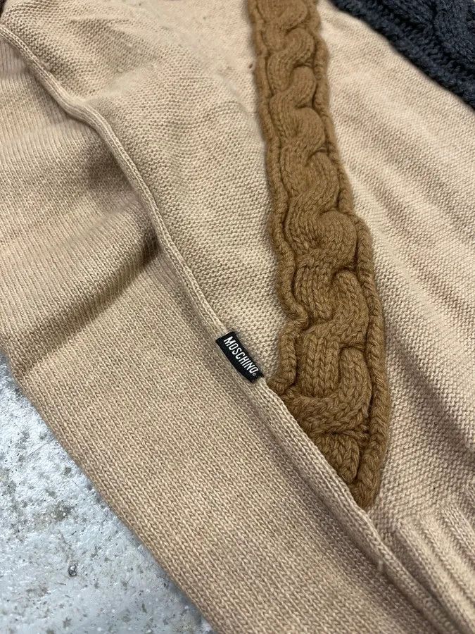 Moschino Moschino Beige Crosses Turtleneck Sweater Size US XS / EU 42 / 0 - 12 Thumbnail