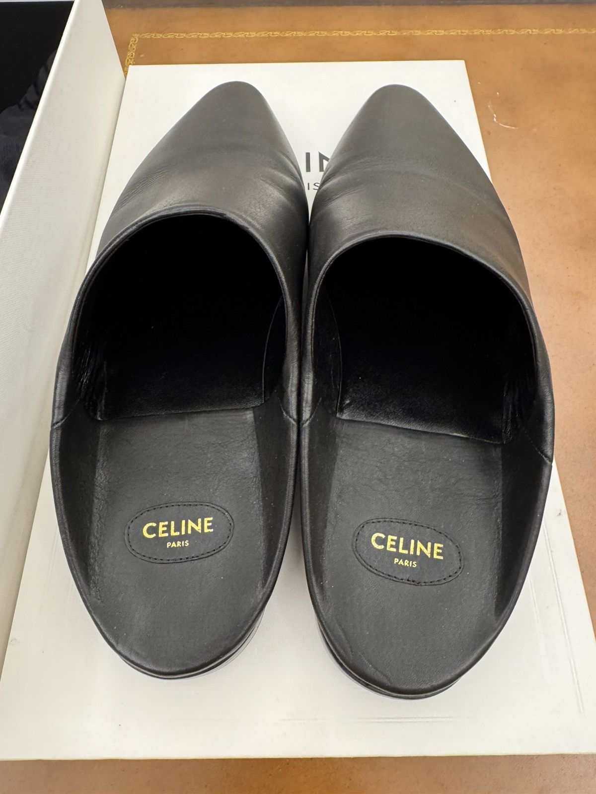 Celine × Hedi Slimane Celine jacno babouche Size US 7 / EU 40 - 3 Thumbnail