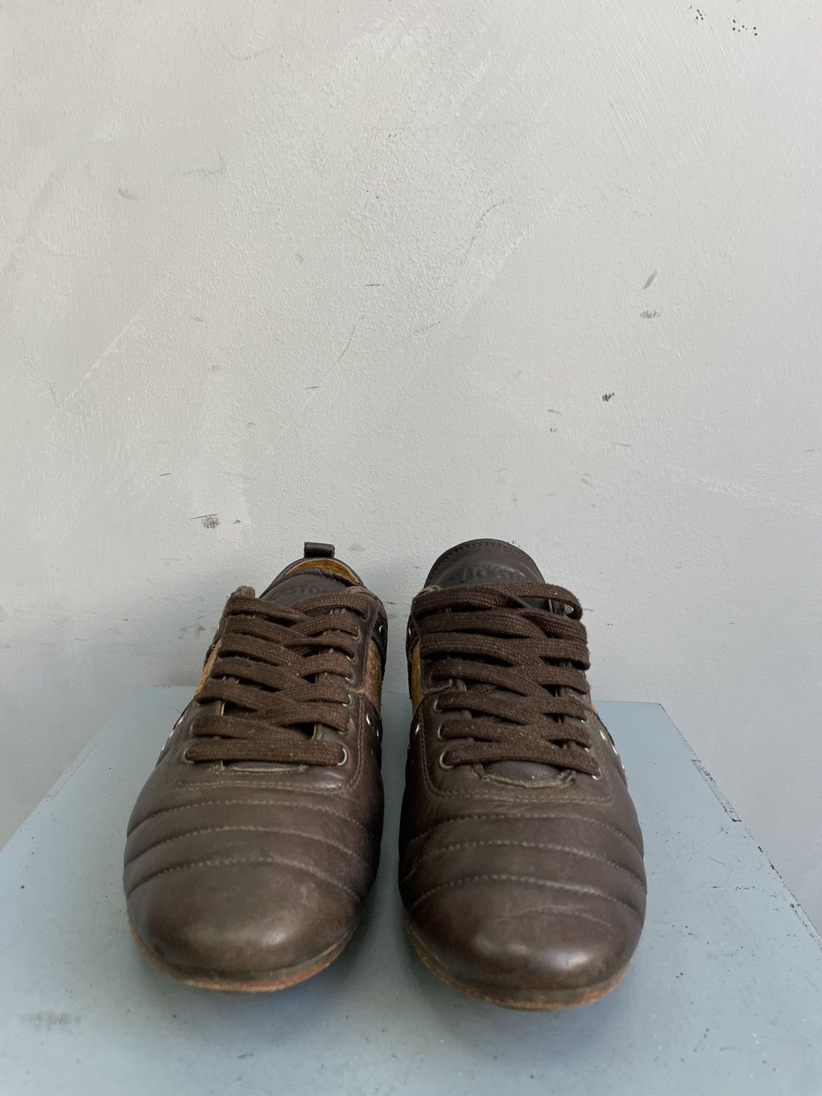 Blackstone Rare avant garde studded A.S.98 style leather low boots Size US 6.5 / EU 39-40 - 6 Thumbnail