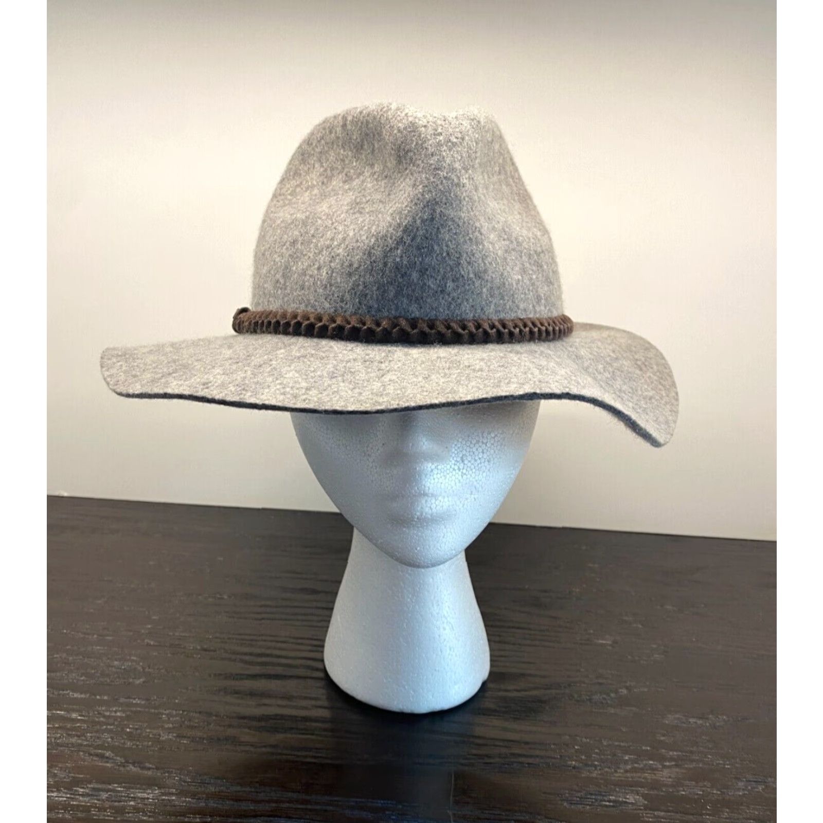 Billabong Billabong Hat Women One Size Gray Wool Felt Fedora Outdoor Travel Western Classic City Hunting Nature Outdoor Size ONE SIZE - 2 Thumbnail