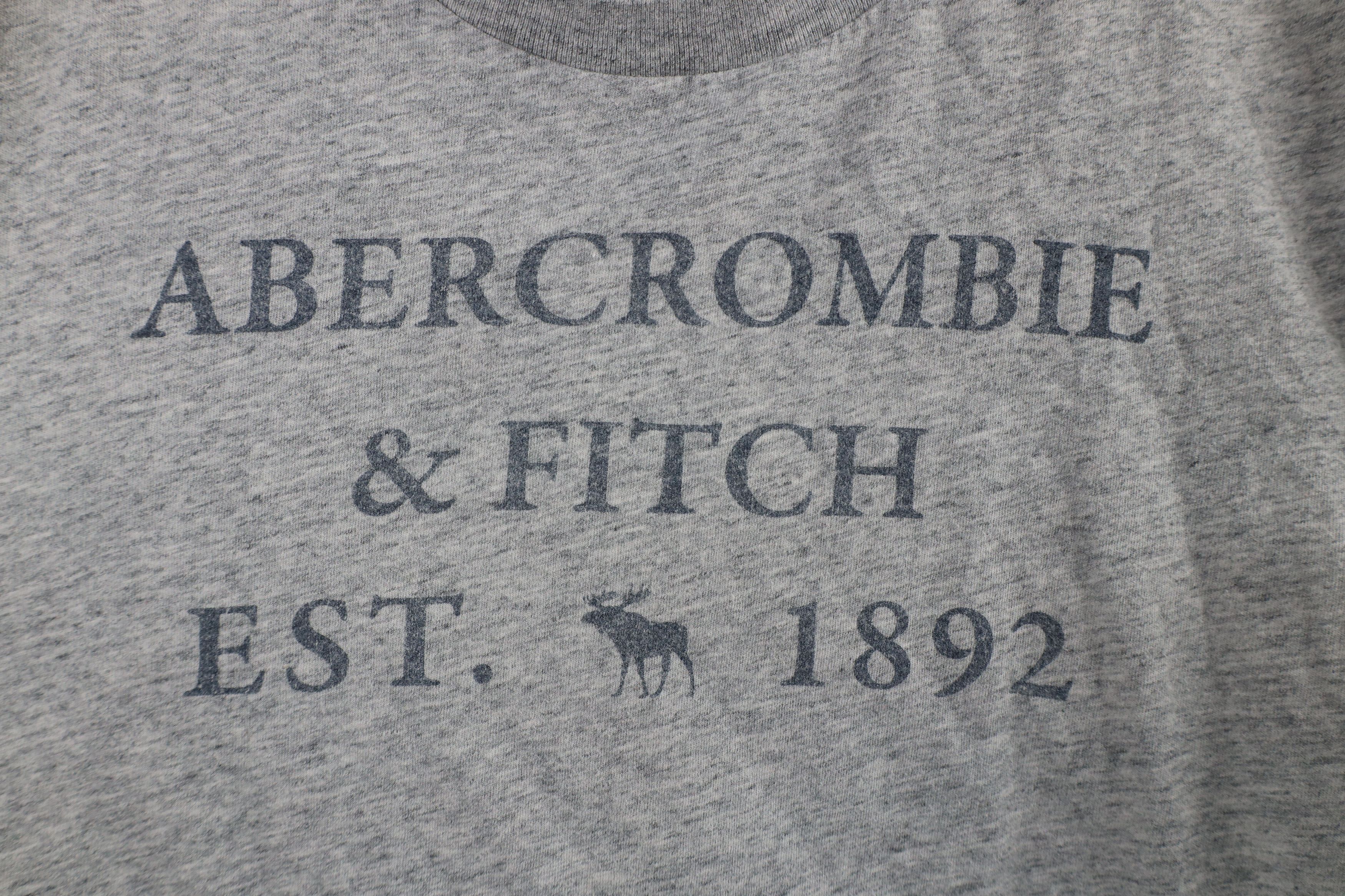 Abercrombie & Fitch × Vintage Vintage Y2K Abercrombie & Fitch Fit Faded Spell Out T-Shirt Size US M / EU 48-50 / 2 - 4 Thumbnail