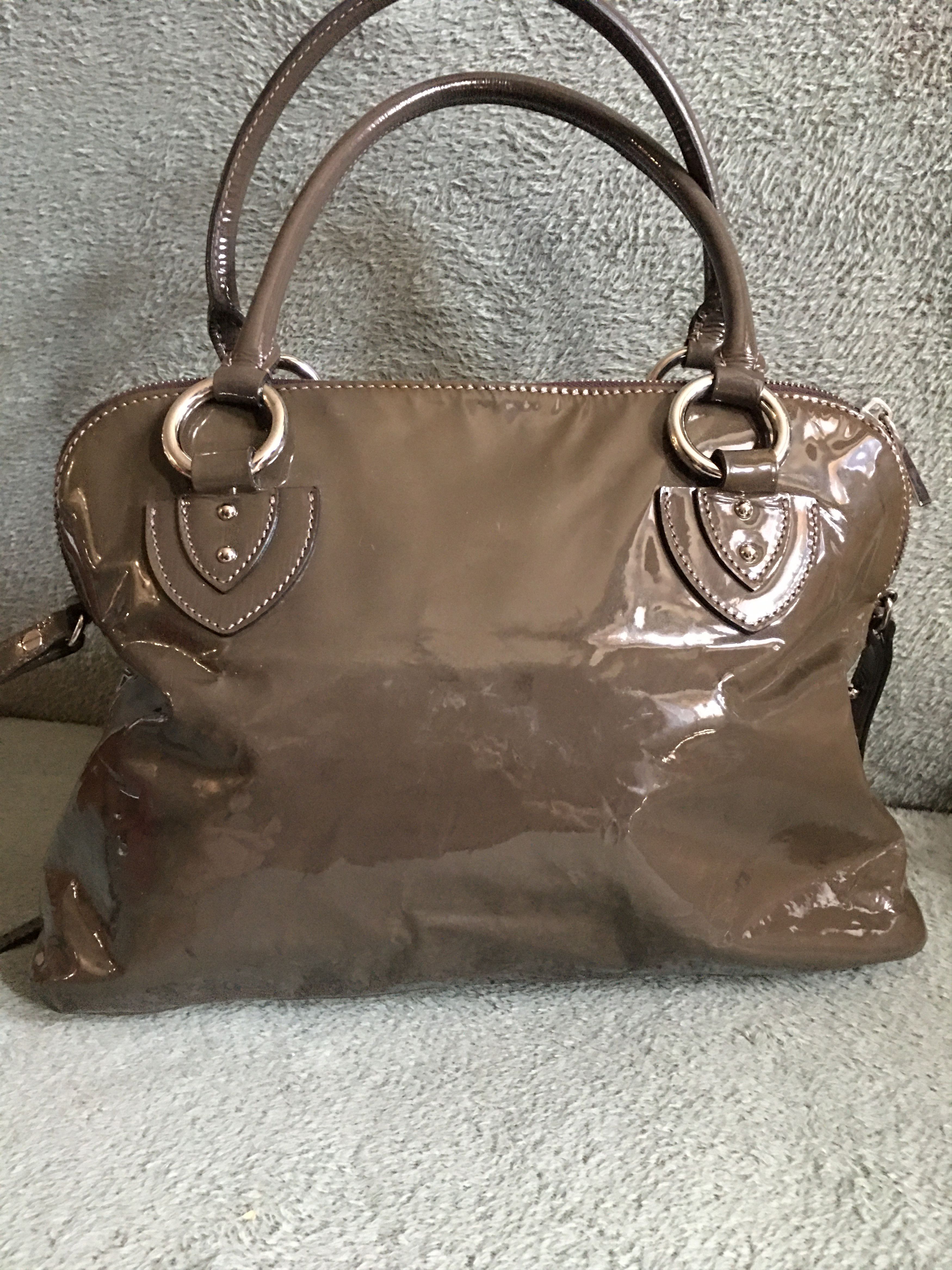 Marc Jacobs Marc Jacobs Womens Patent Leather Shoulder Bag Handbag Size ONE SIZE - 3 Thumbnail