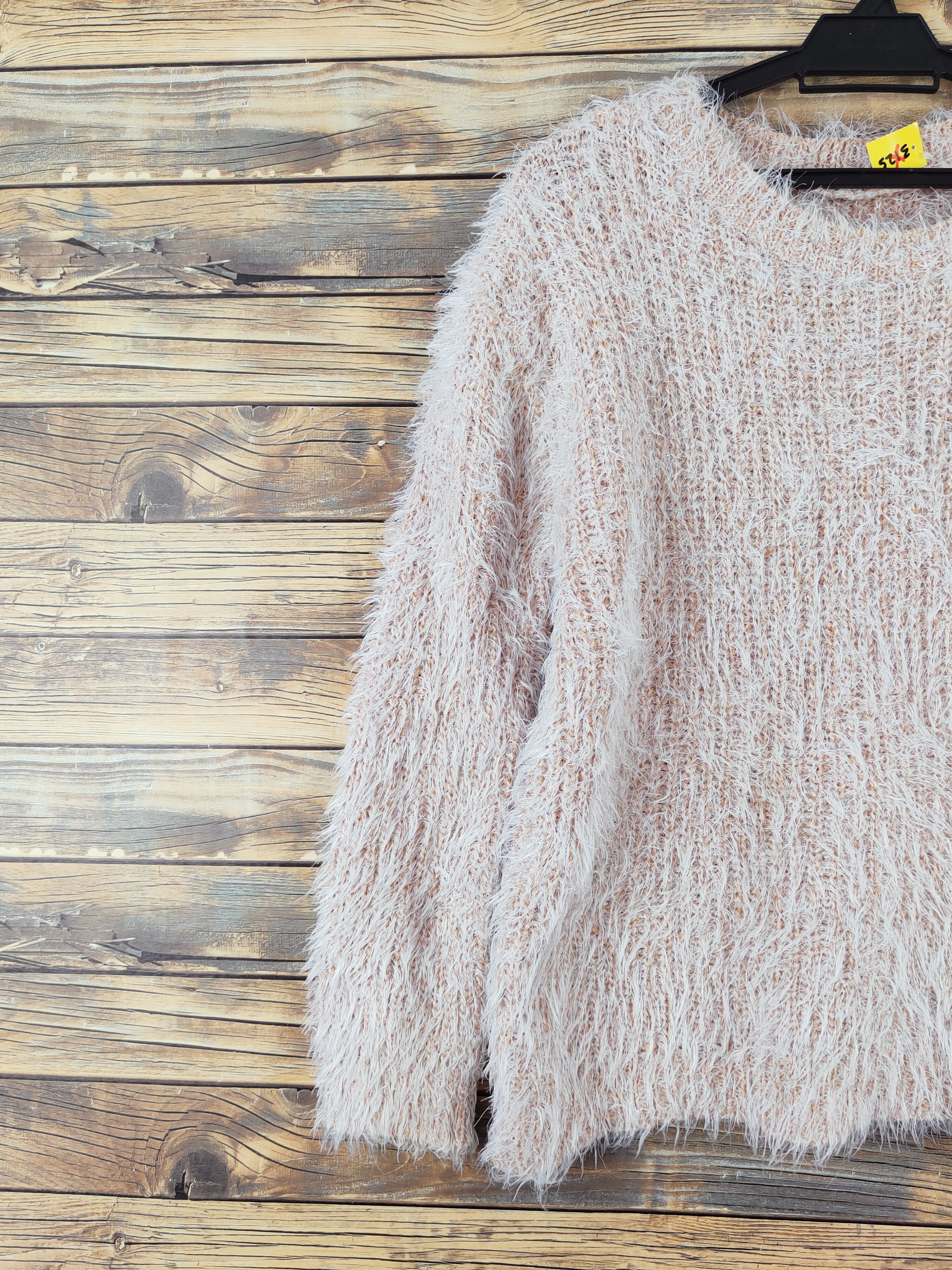 Japanese Brand × Vintage Japanese Brand Mustard Shag Shaggy Fur Mohair Knitwear #W976 Size M / US 6-8 / IT 42-44 - 3 Thumbnail
