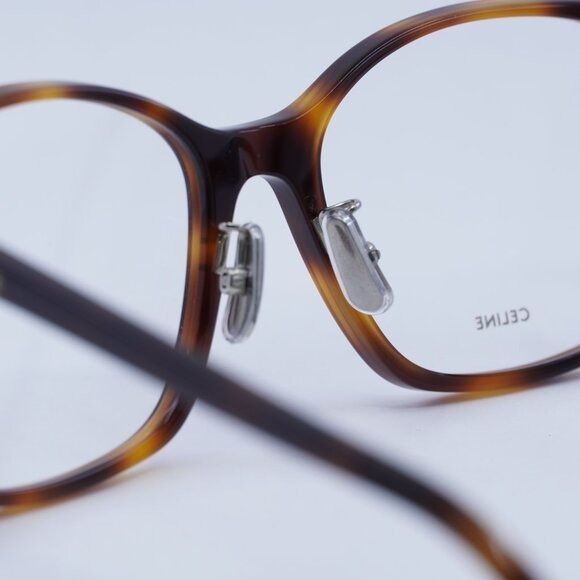Celine Celine CL50027J 056 Eyeglasses Light Havana 55mm Square Size ONE SIZE - 7 Thumbnail