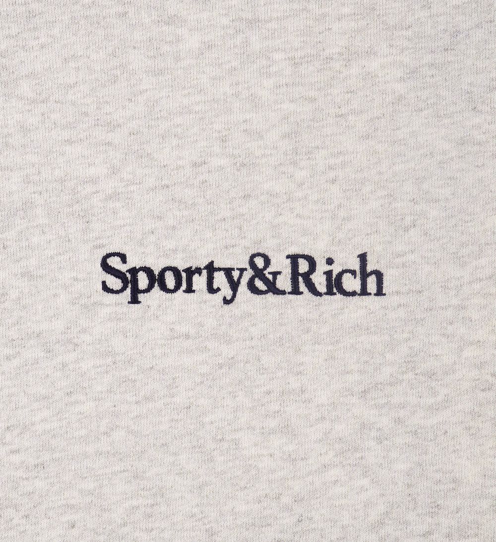 Sporty & Rich o1mle0525 Italic Logo Sweatpant in Heather Gray Size 32" / US 10 / IT 46 - 8 Thumbnail