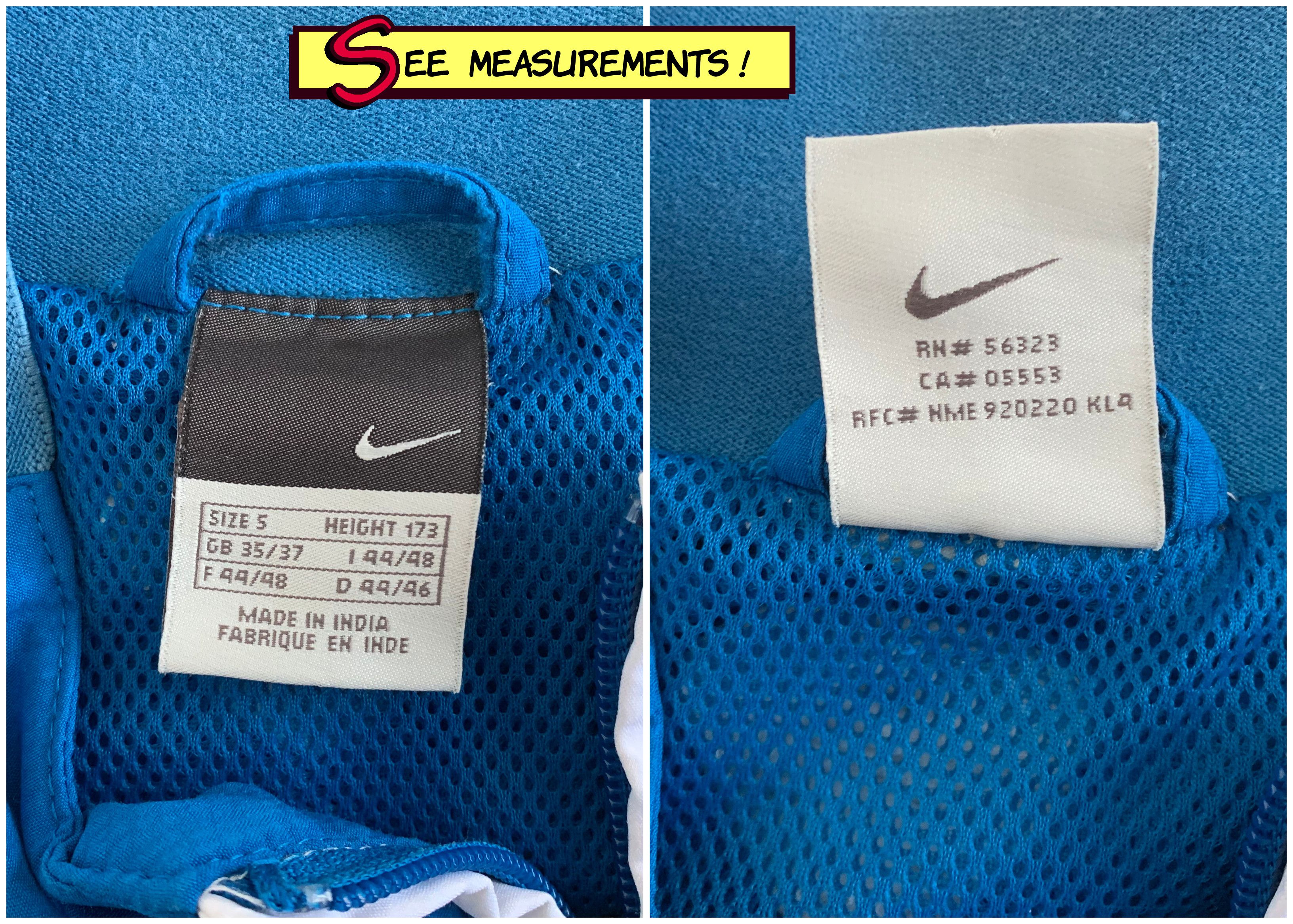 Nike Y2K NIKE Total 90 Windbreaker Jacket Retro Football Soccer Size US S / EU 44-46 / 1 - 8 Thumbnail