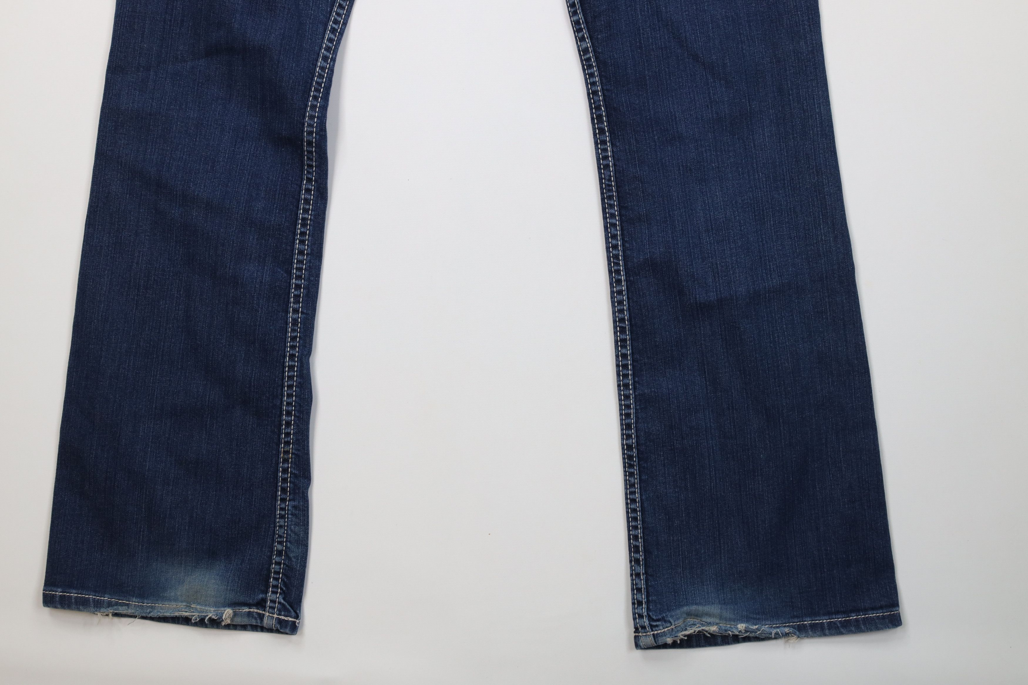 Vintage Buckle BKE Thick Stitch Culture Bootcut Denim Jeans Blue Size 32" / US 10 / IT 46 - 15 Thumbnail