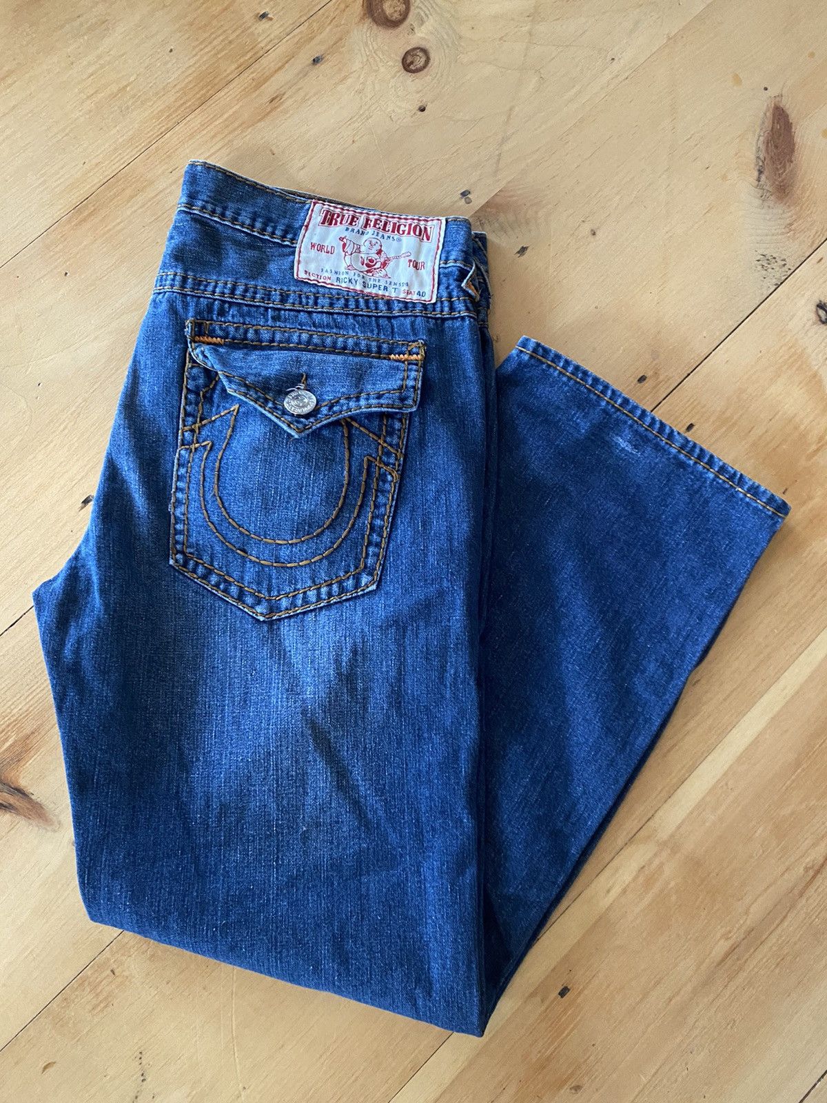 Pelle Pelle × True Religion × Vintage Vintage true religion jeans 40 Size US 40 / EU 56 - 10 Thumbnail