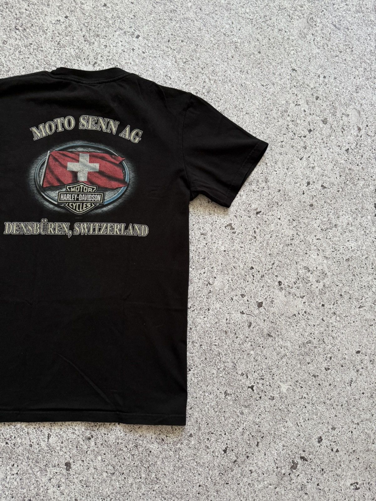 Band Tees × Harley Davidson × Vintage Vintage 2009 Harley Davidson Moto Senn AG Retro Y2K T-Shirt Size US M / EU 48-50 / 2 - 8 Thumbnail