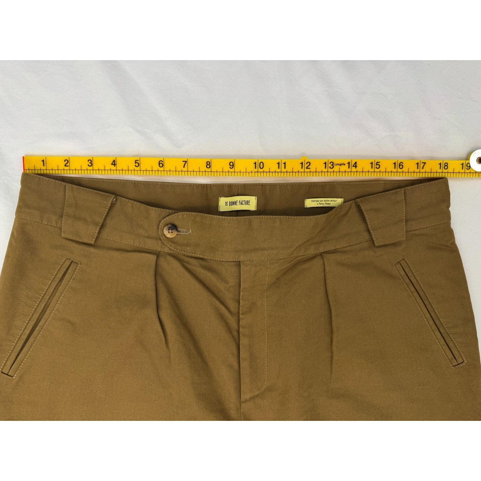 De Bonne Facture De Bonne Facture Hiking Pants in Soft Khaki Cotton Size 54 Size US 38 / EU 54 - 5 Thumbnail