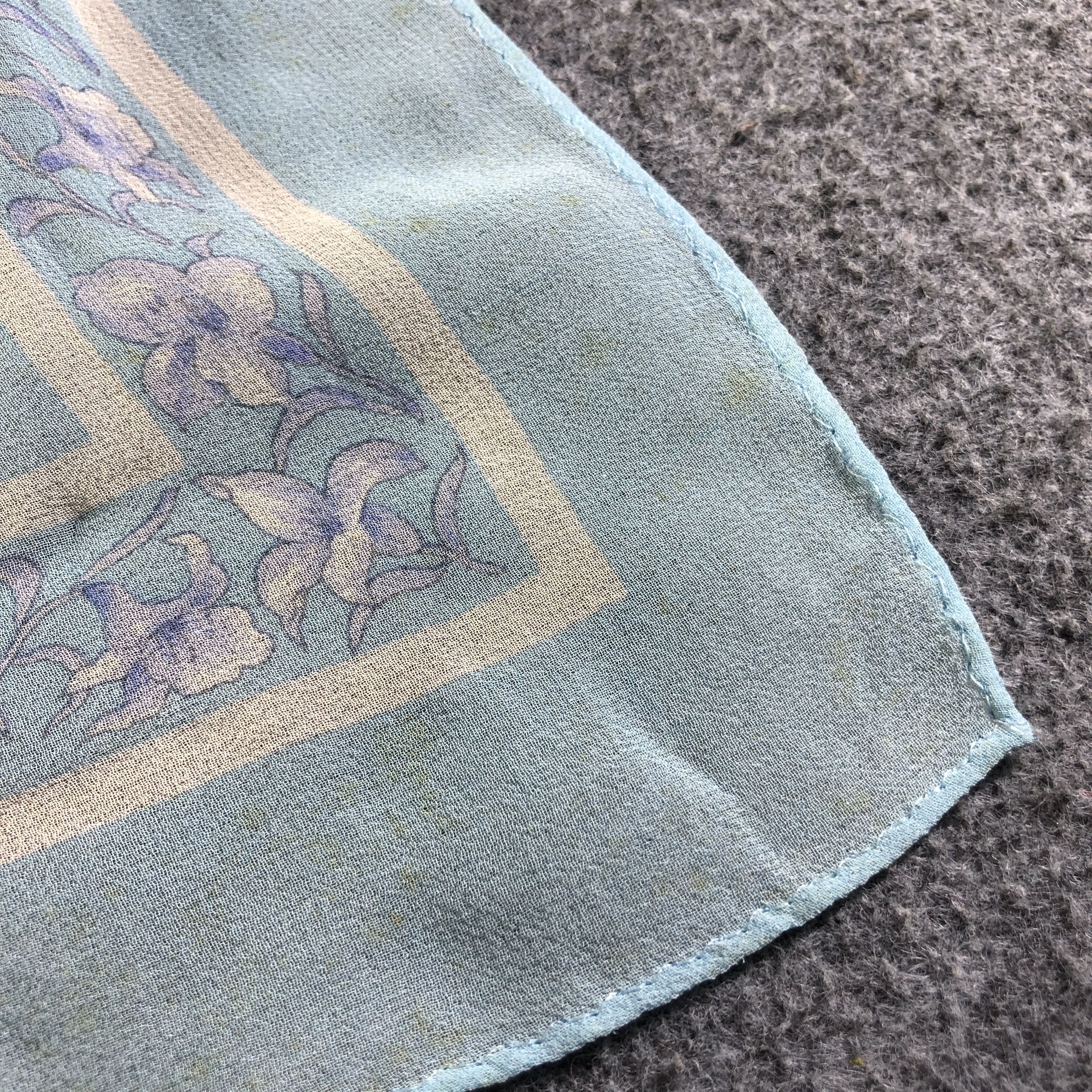 Hardy Amies Hardy Amies Floral Silk Scarf M1010 Size ONE SIZE - 13 Thumbnail