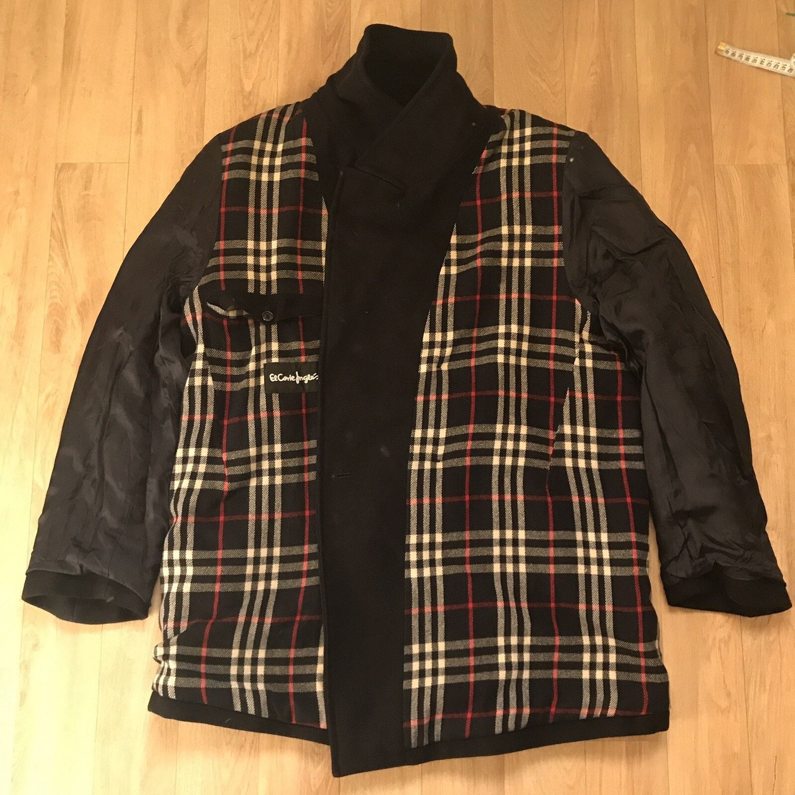 Burberry vintage BURBERRY winter Jacket coat Double Breasted wool Size US XL / EU 56 / 4 - 10 Thumbnail