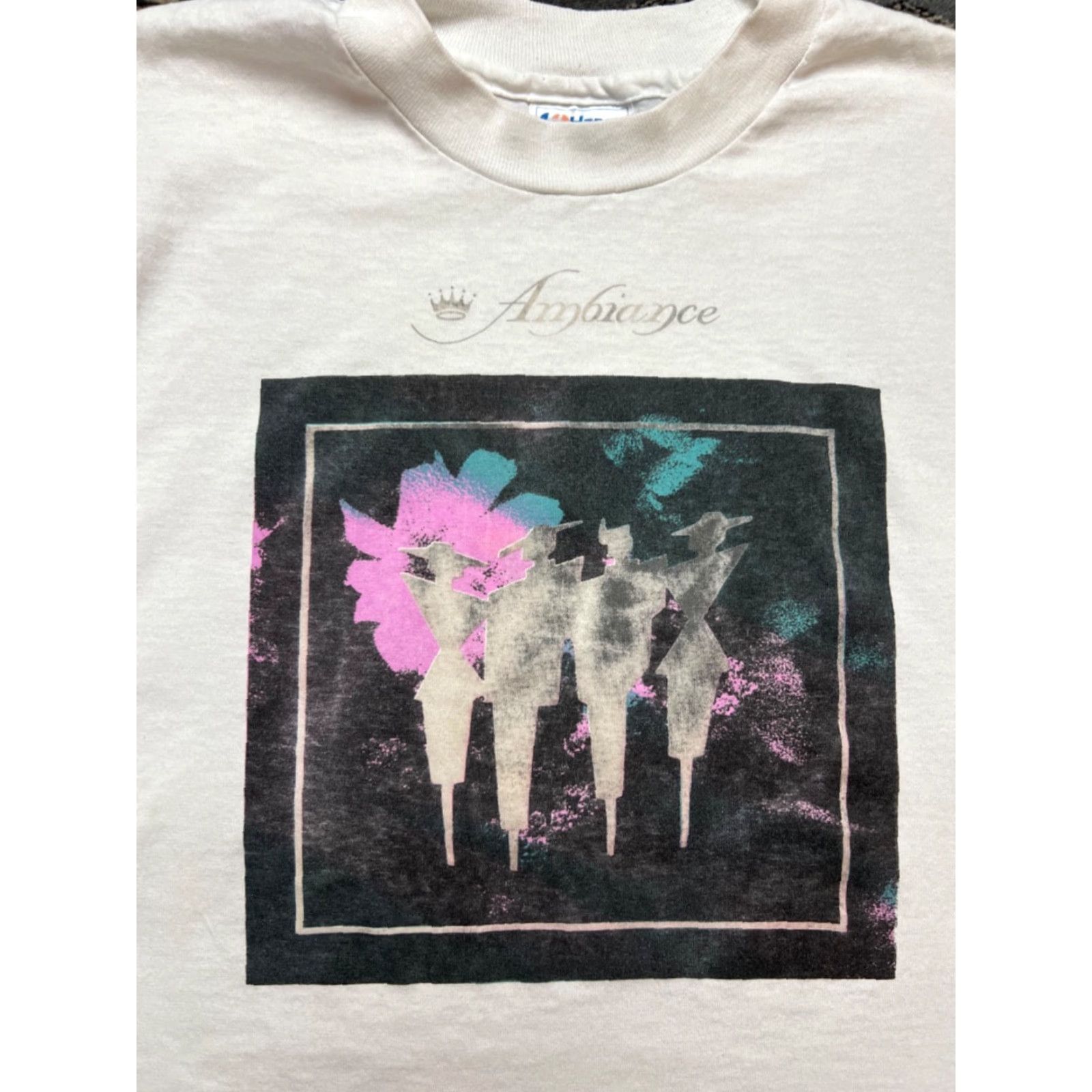 Hanes VINTAGE Ambiance 80s Graphic Shirt Hanes T-Shirt 2XL White Mens Size US XXL / EU 58 / 5 - 3 Thumbnail